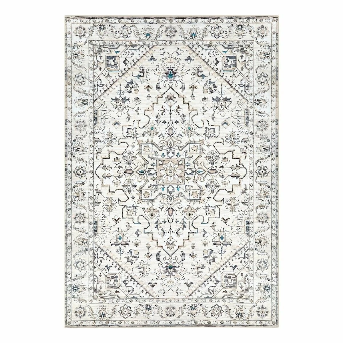 5 Ausway 2x3m Washable Area Rug Floor Carpet Traditional - Multi, 5 of 6