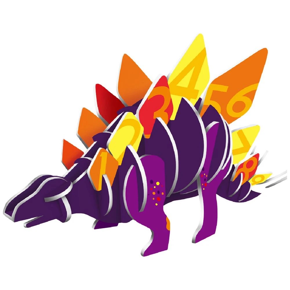 2 Learning Can Be Fun Giant 3D Puzzle Stegosaurus, 2 of 4