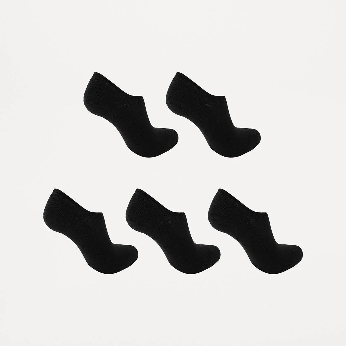 2 5 Pack Active Sneaker Socks BLACK, 2 of 3