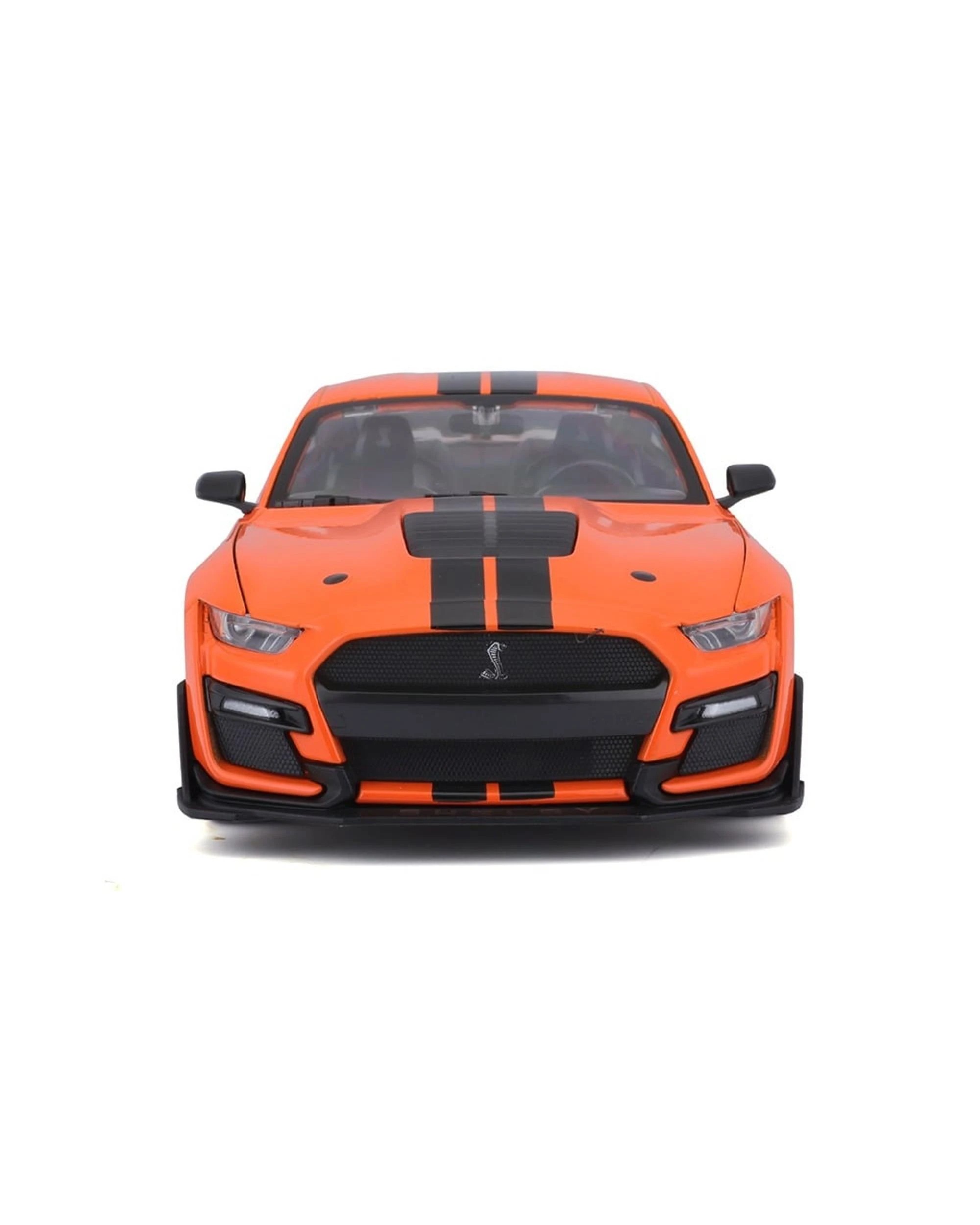 3 Maisto 2020 Ford Mustang Shelby GT-500 Orange 1:24 Scale Special Edition Vehicle, 3 of 4