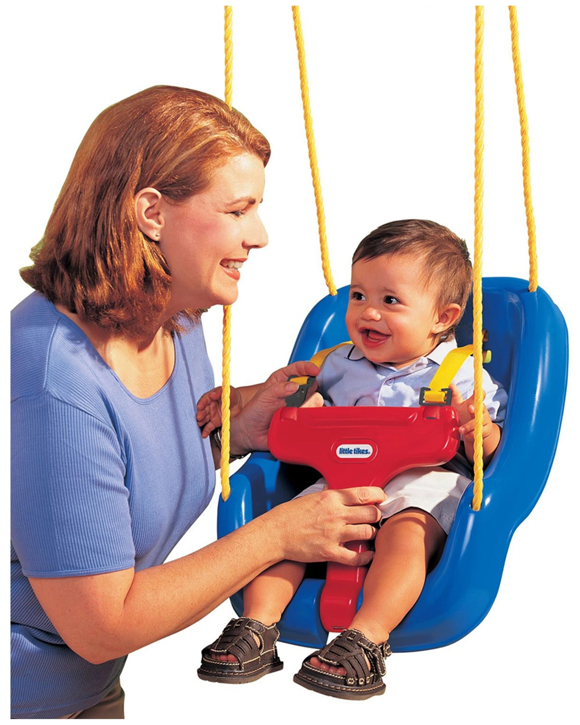 3 Little Tikes 2-in-1 Snug N Secure Outdoor Swing 9-48 Months Baby Toddler Swing - Blue, 3 of 3
