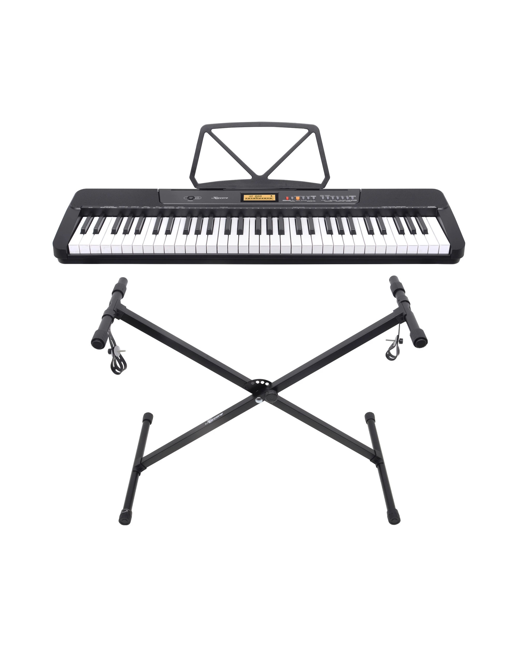 4 Karrera 61-Key Electronic Piano Keyboard with LCD and Touch Response in Black CHJ-291 - Black, 4 of 7