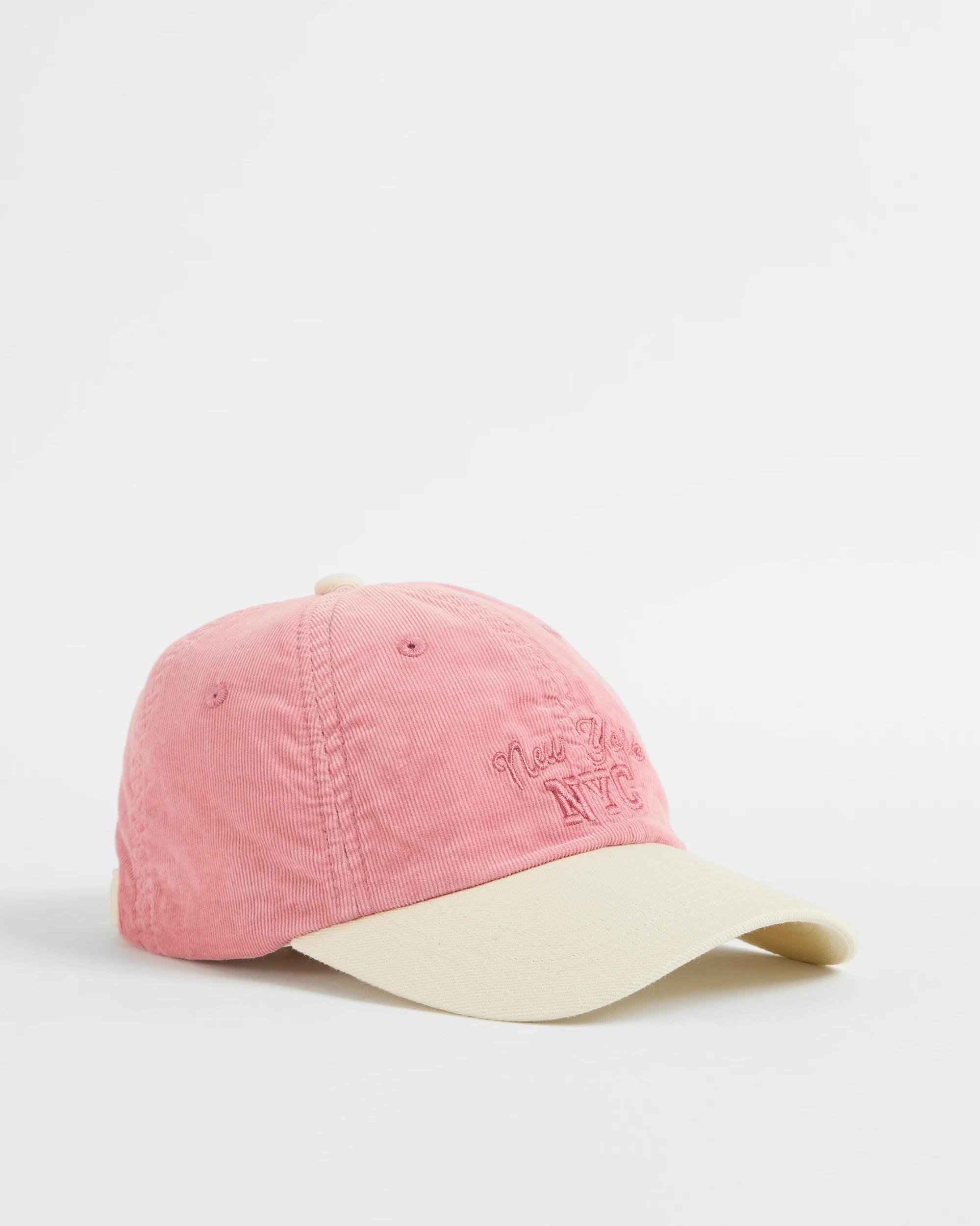 1 Target Kids Fine Cord Embroidered Cap PINK, 1 of 3