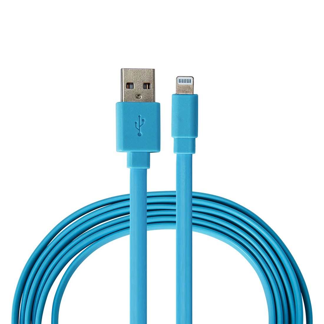 1 USB to Lightning Cable - 2m, Teal, 1 of 6