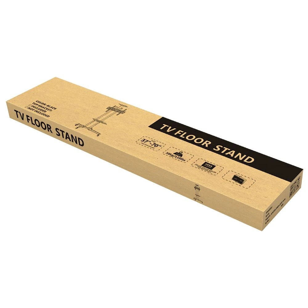 7 Brateck Portable TV Cart 37"-70" 50kg, 7 of 10