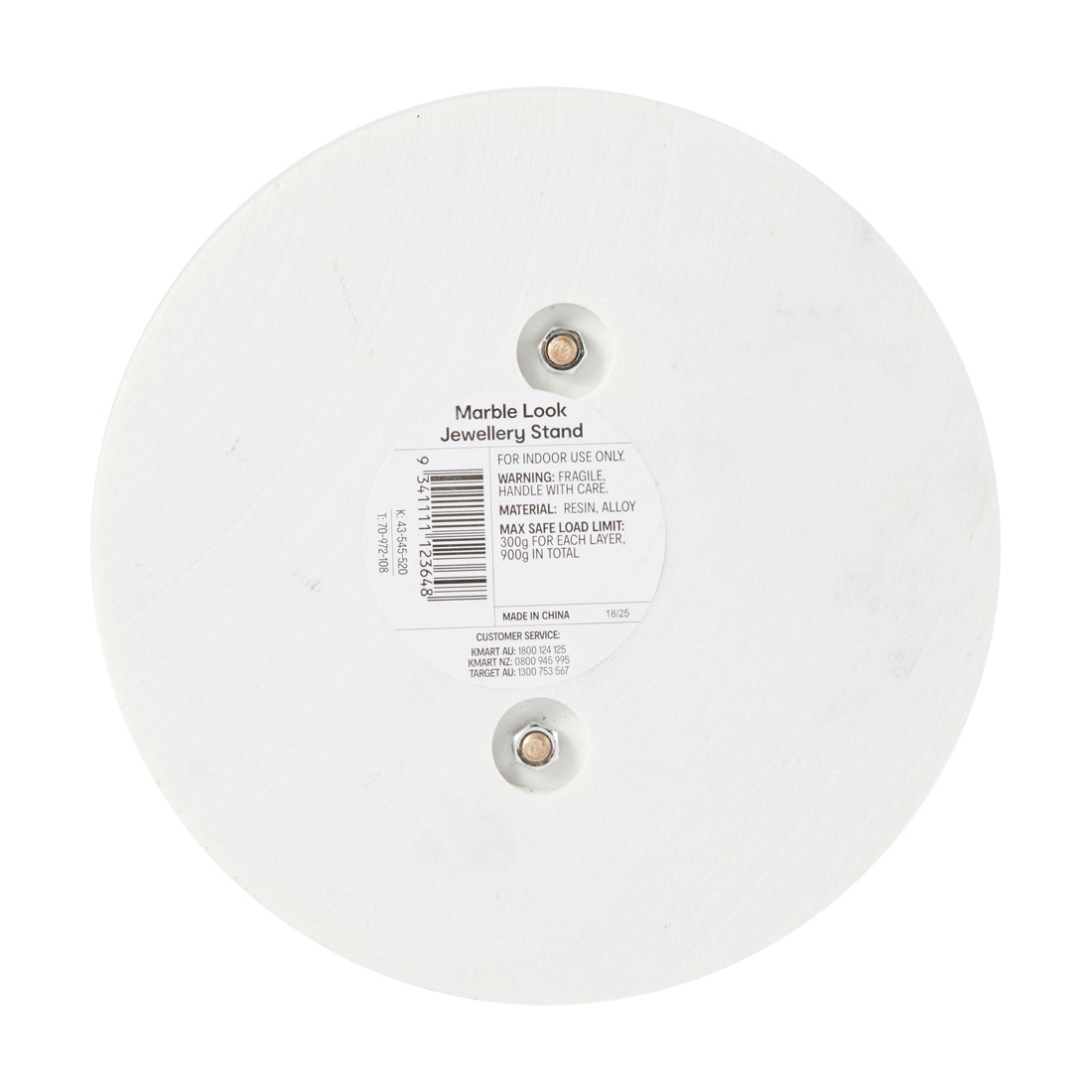 5 Marble Look Jewellery Stand, 5 of 5