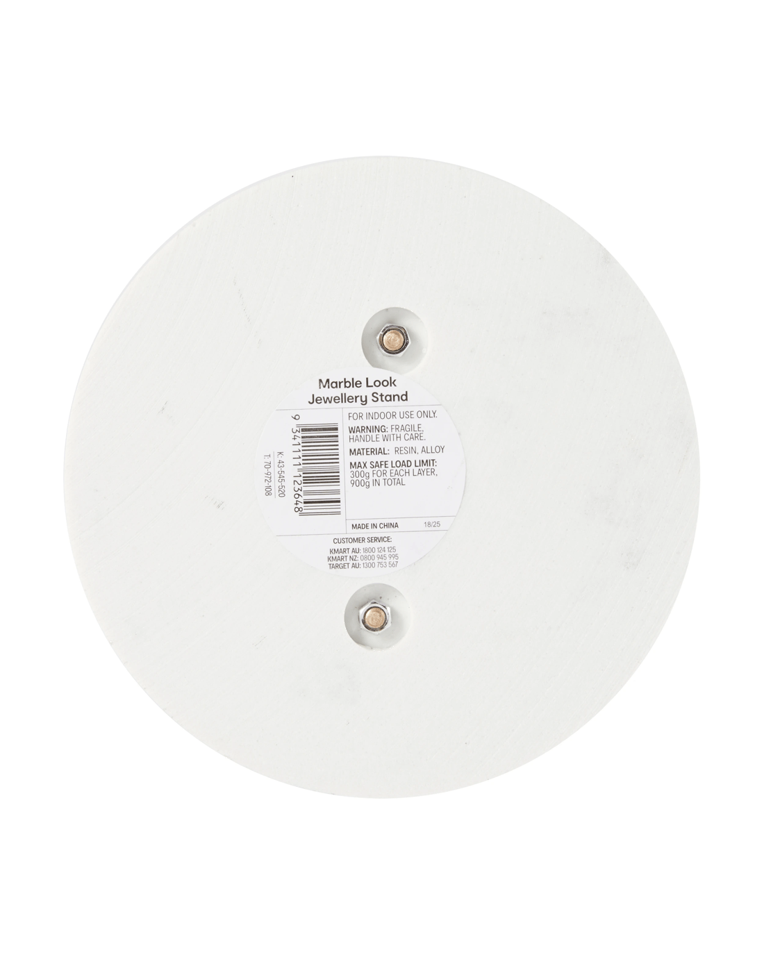 5 Marble Look Jewellery Stand, 5 of 5