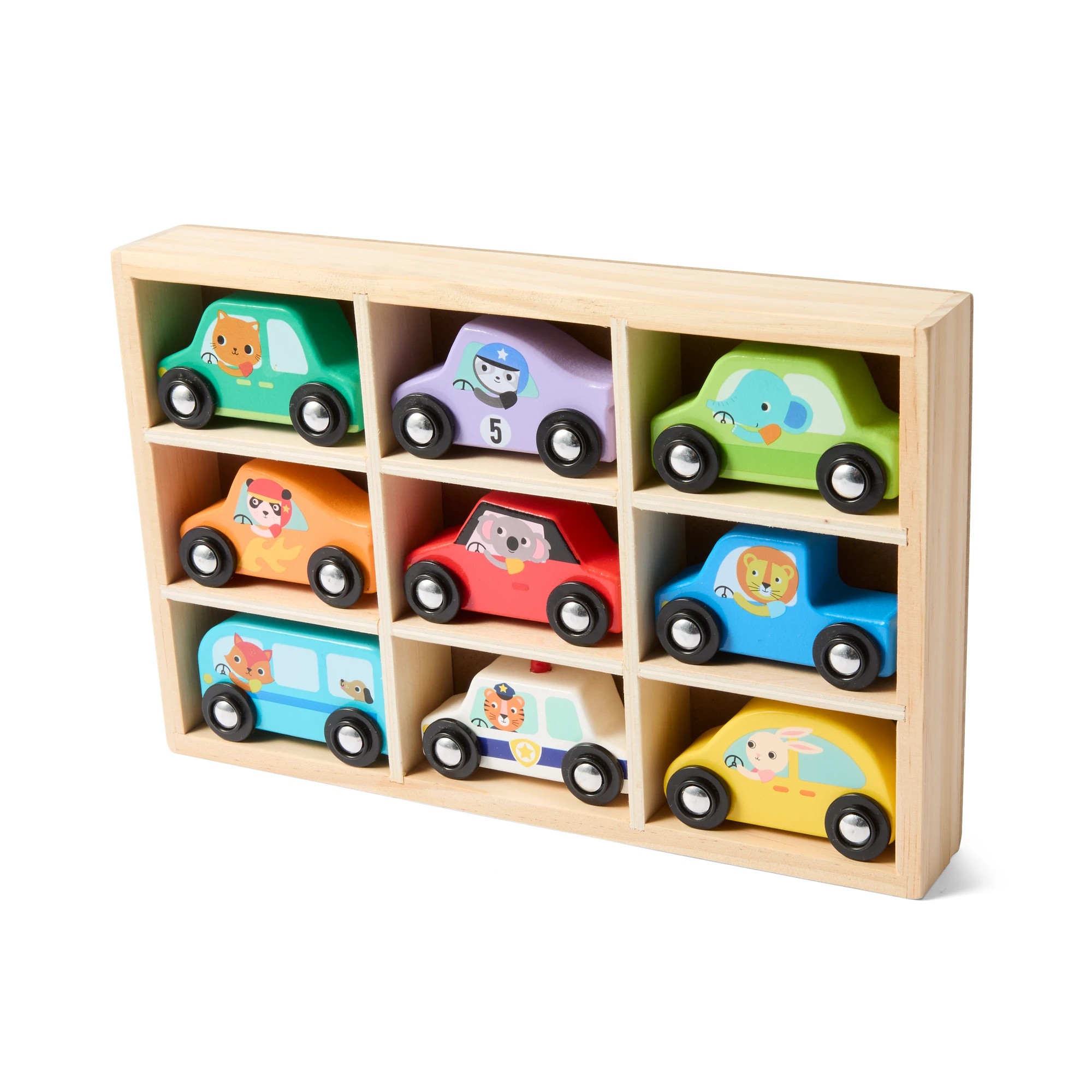 9 Wooden Car Set, 9 of 10