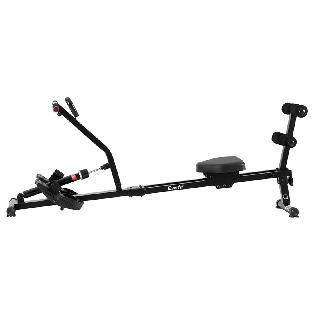 3 Everfit Hydraulic Rowing Machine Rower 12 Levels Resistance Exercise Fitness Gym - Black, 3 of 6