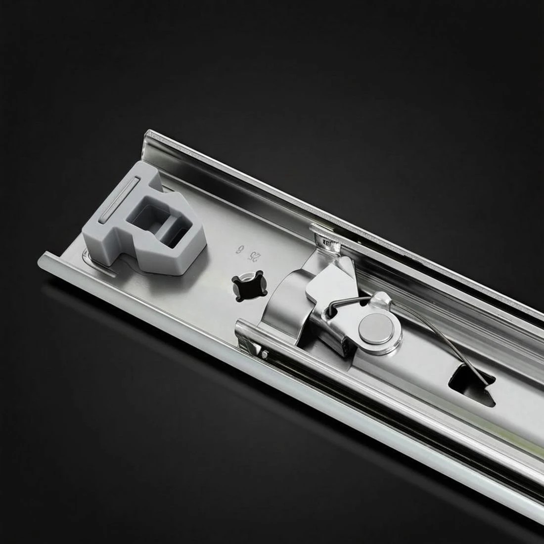 6 Giantz 2x Drawer Slides Heavy Duty Full Extension Locking 1150-2300mm Length - Silver, 6 of 8