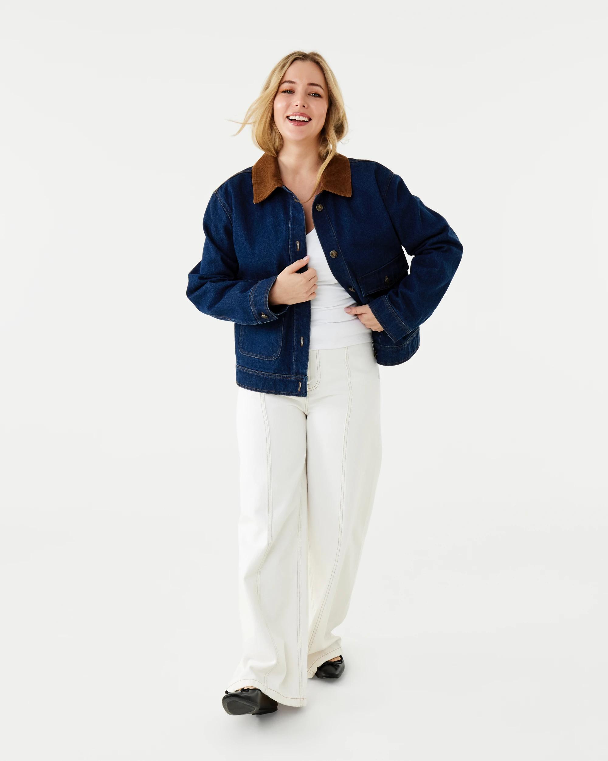 2 Seam Front Self Belt Jeans Ecru, 2 of 9