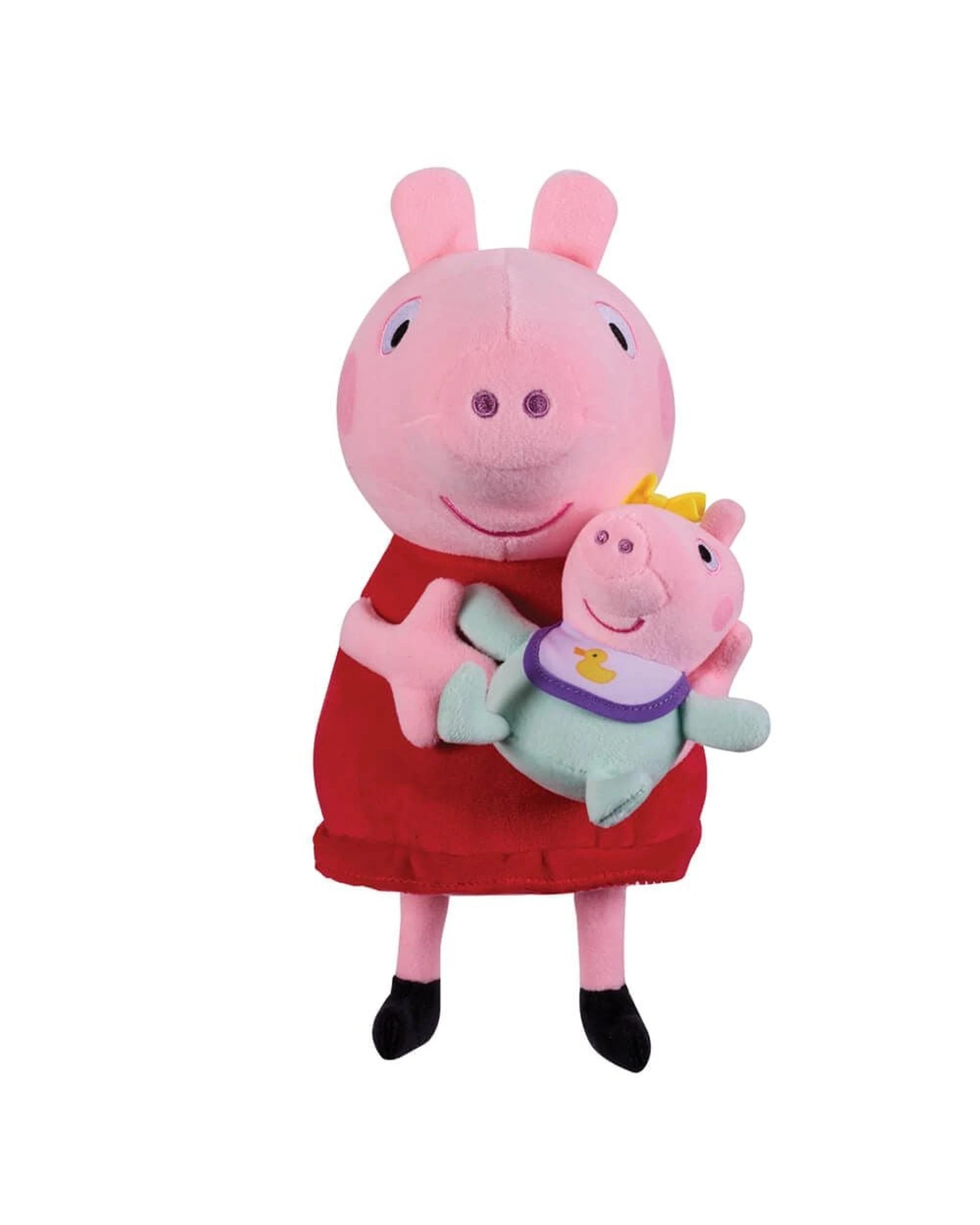 3 Peppa Pig Peppa and Evie Cuddling Plush, 3 of 6