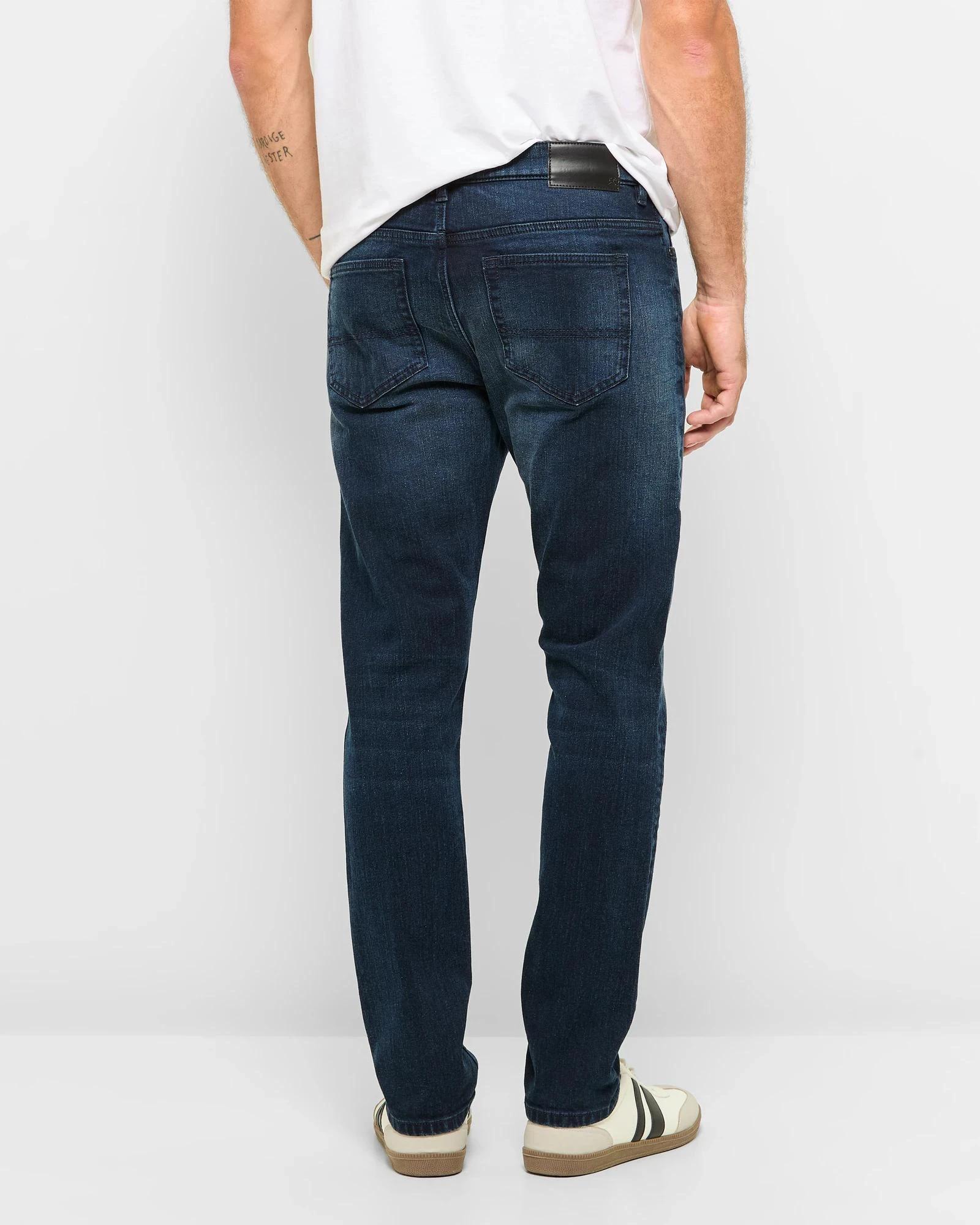 4 Target Man Slim Fit Denim Jeans BLUE + BLACK, 4 of 5