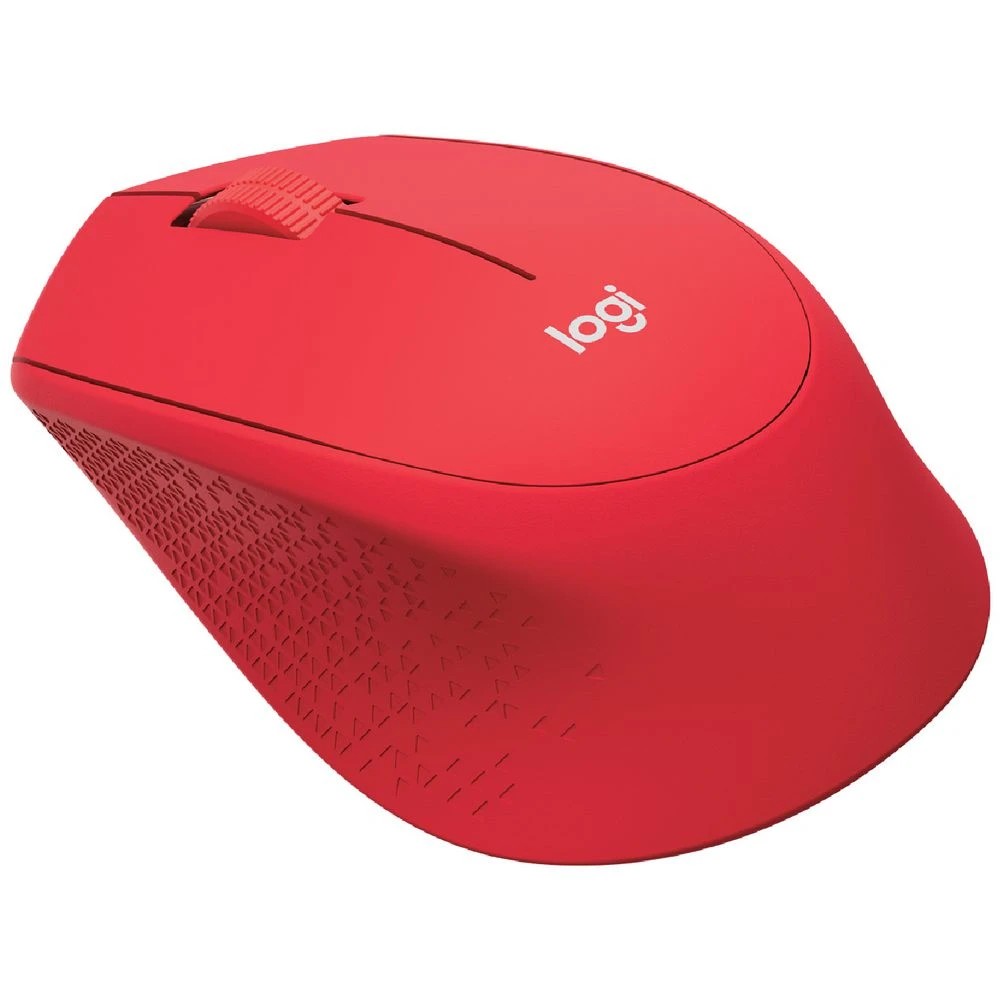 3 Logitech M331 Silent Wireless Mouse Red, 3 of 7