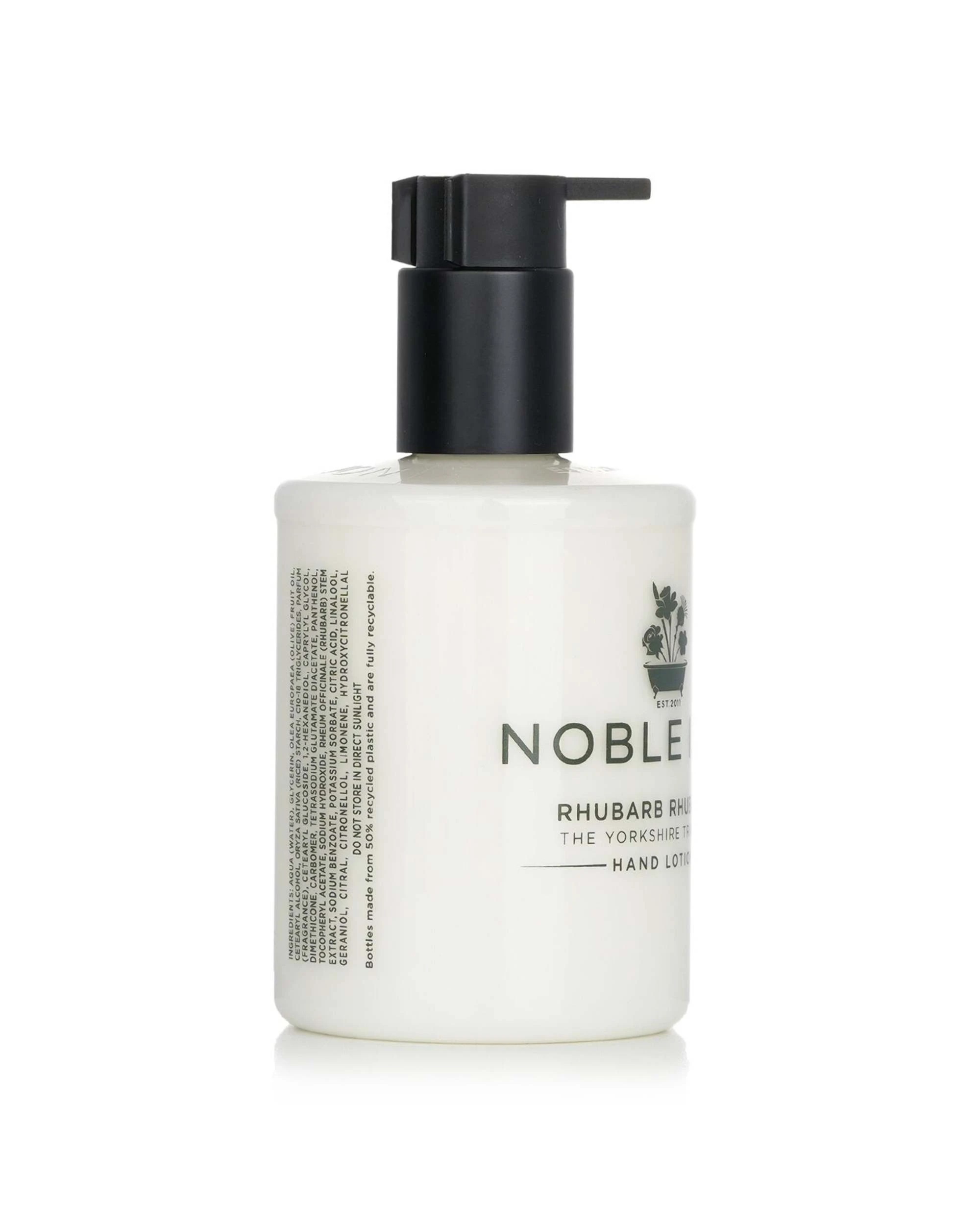 2 Noble Isle Rhubarb Rhubarb Hand Lotion 250ml/8.45oz, 2 of 3