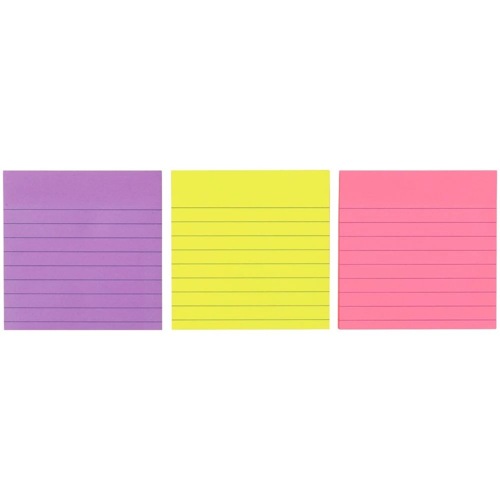 4 J.Burrows Stick-It Notes 101x101mm Assorted 3 Pack, 4 of 4