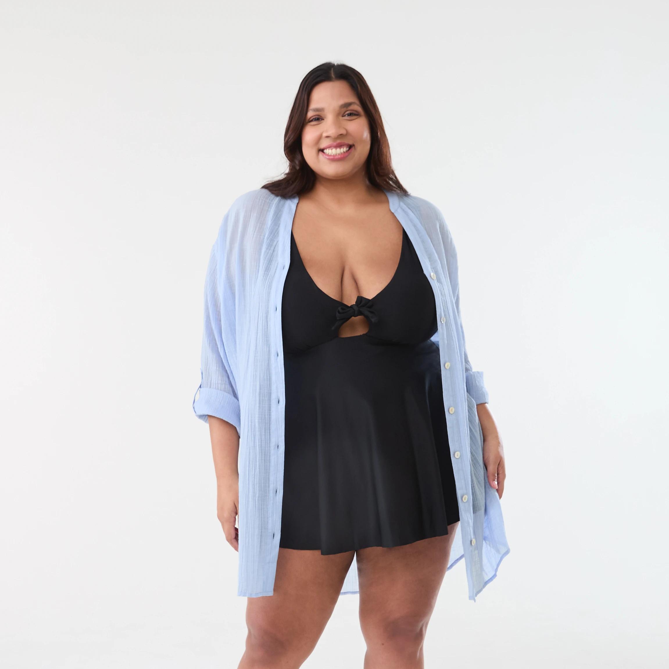2 Curve Beach Kaftan Bruni Blue, 2 of 9