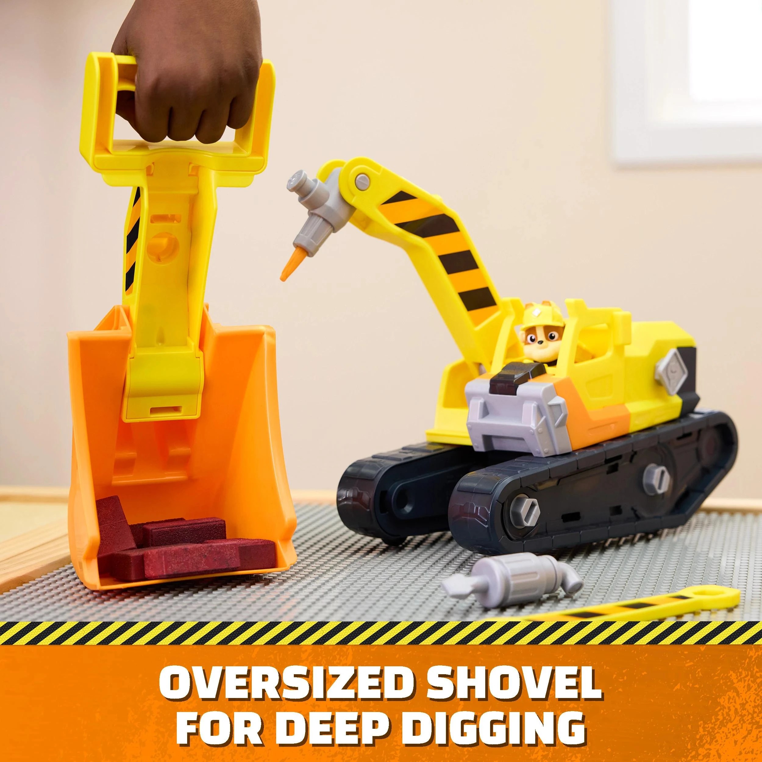 6 Rubble & Crew Rubble Deluxe Tool Vehicle - Multi, 6 of 8