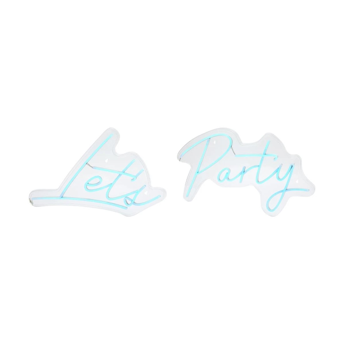 2 Let’s Party Neon Sign - Blue, 2 of 7