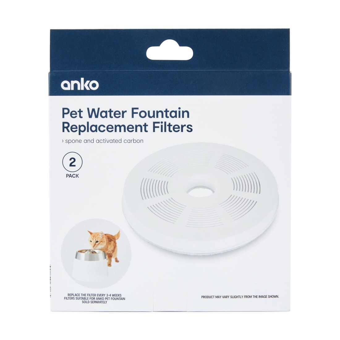 8 2 Pack Pet Water Fountain Replacement Filters, 8 of 8