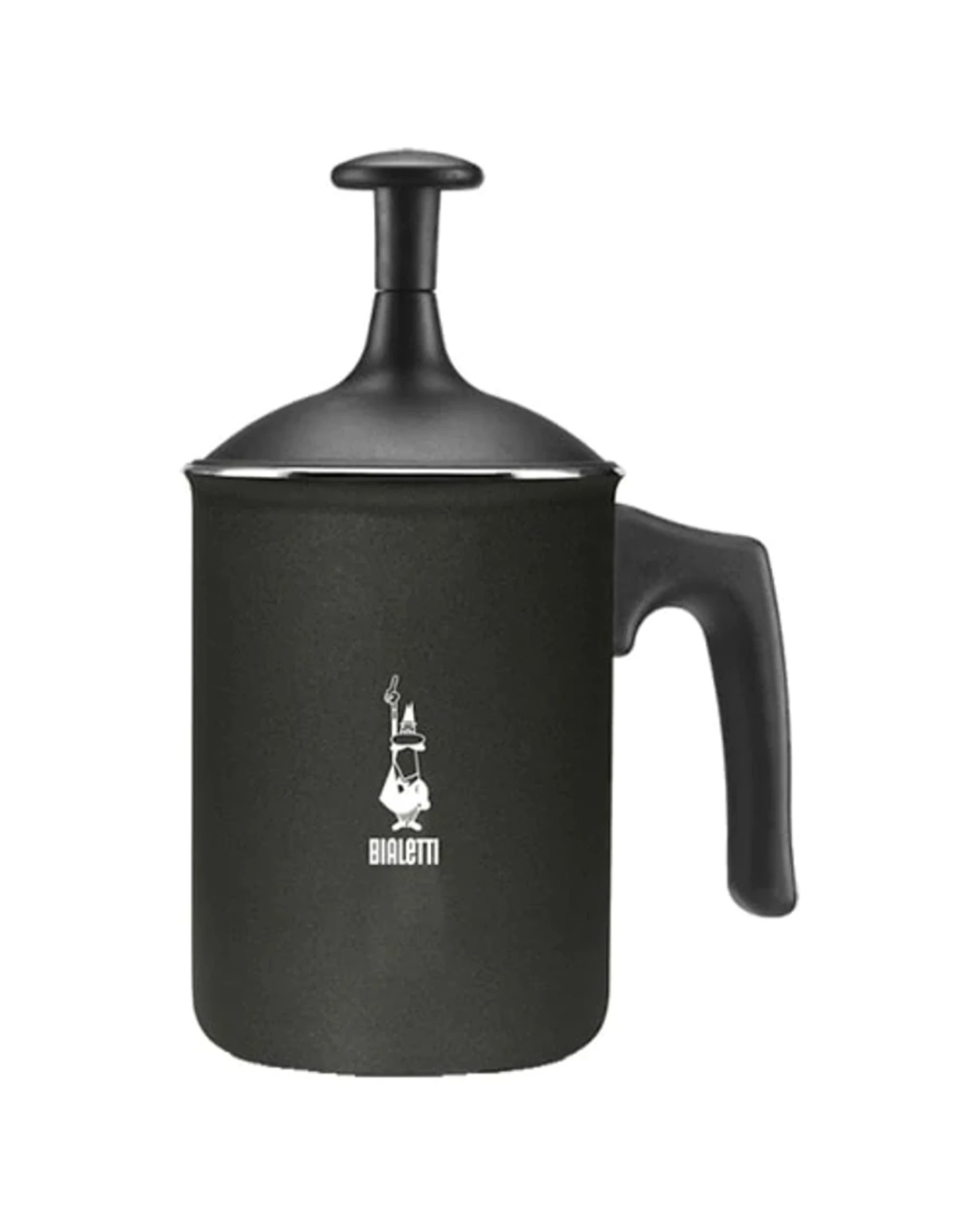 1 Bialetti Aluminium Milk Frother Tuttocrema Manual Pump Mechanism - Black, 1 of 1