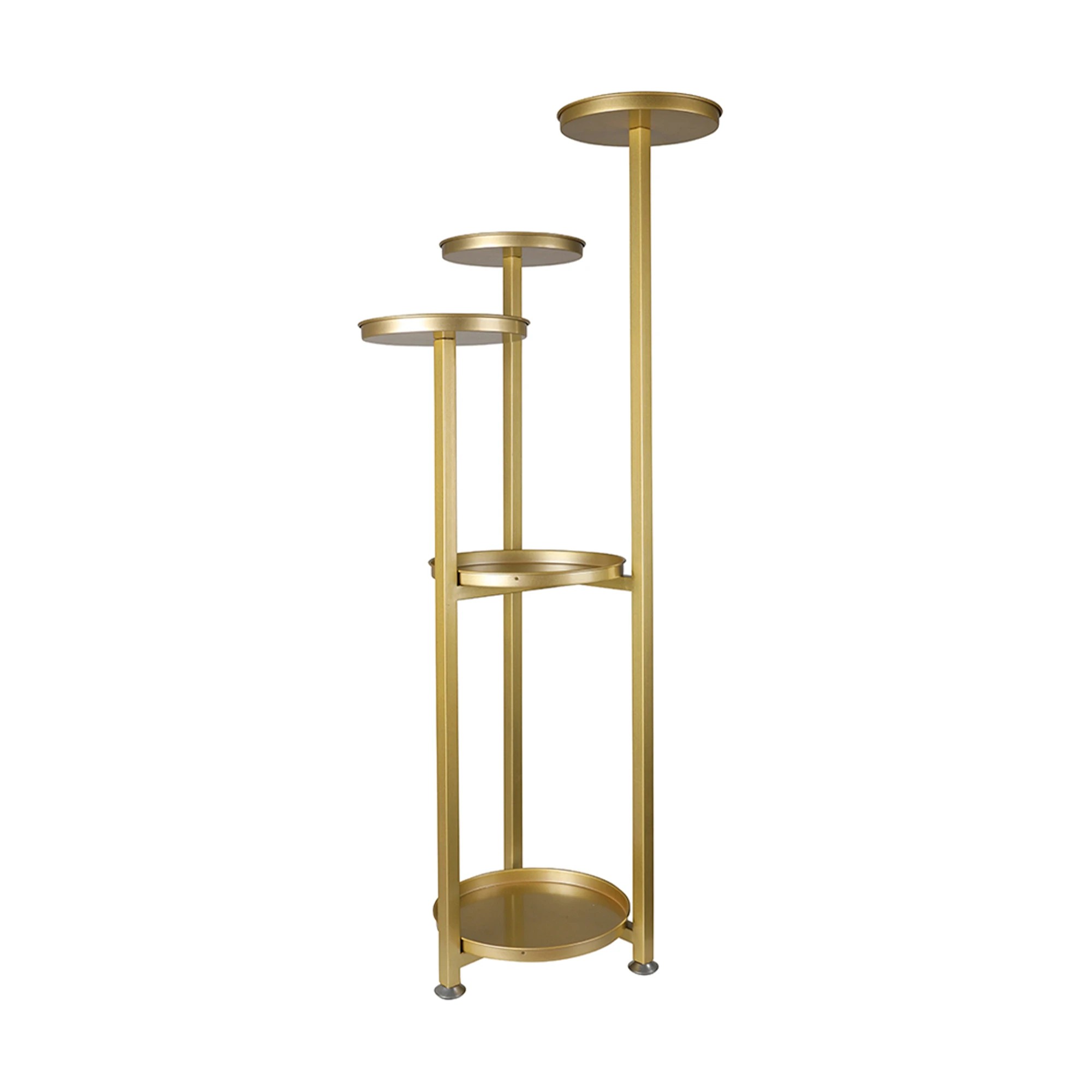 1 Levede M Size Metal Plant Stand - Gold, 1 of 9