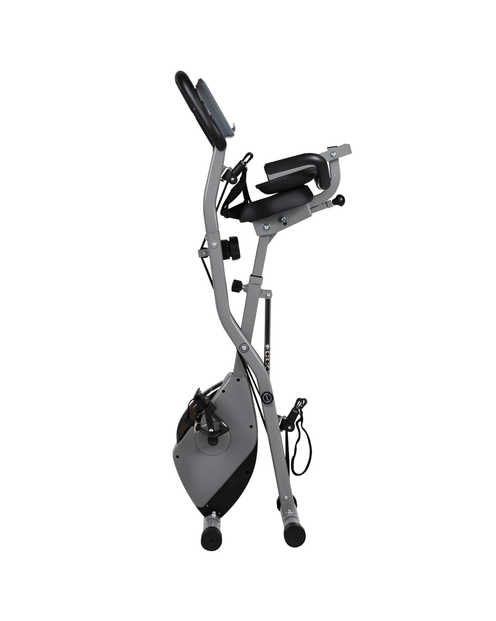 2 Advwin Folding Exercise Bike for Home Gym Workout - Black, 2 of 8