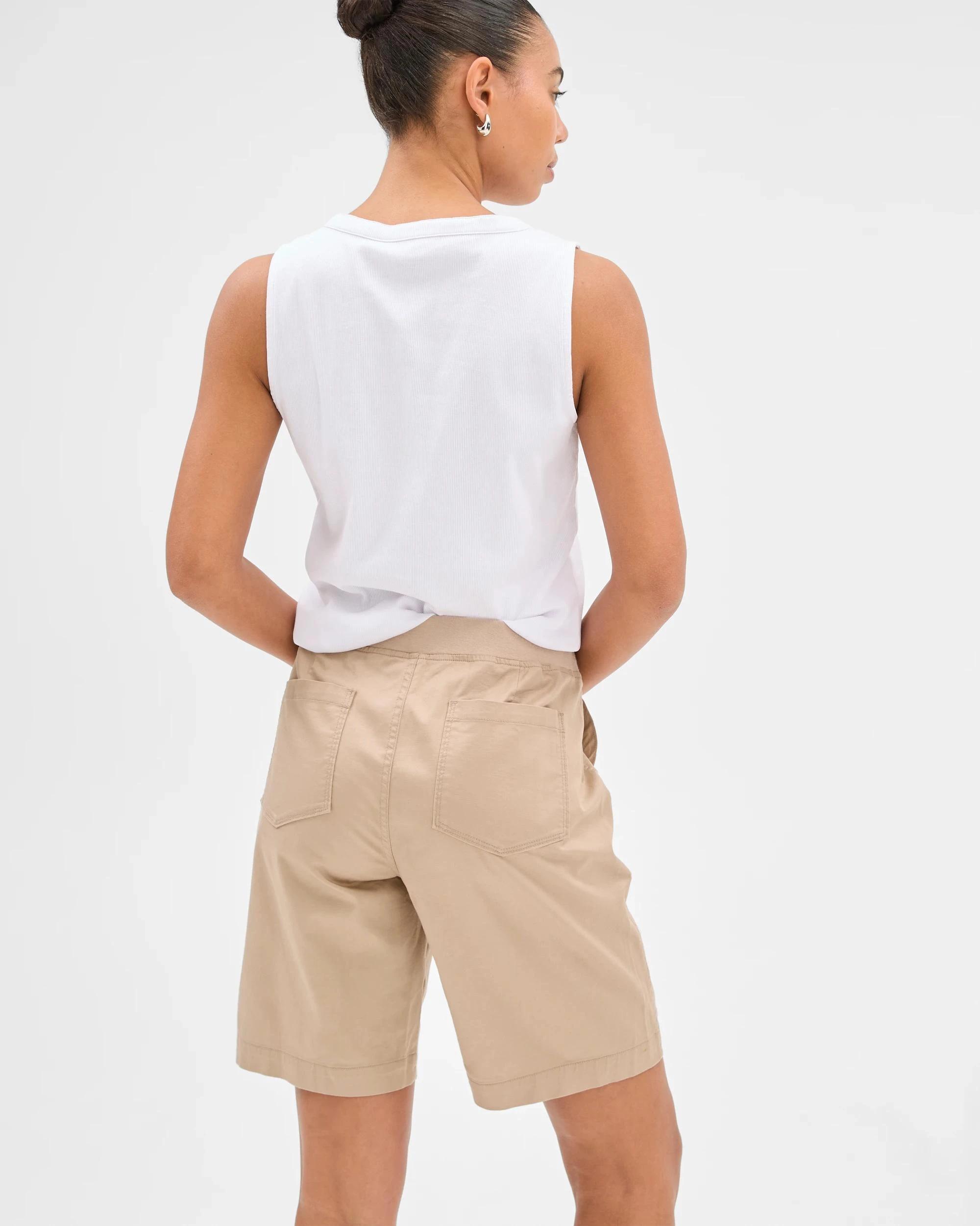 4 Target Ribbed Waist Shorts SAND DUNE, 4 of 5