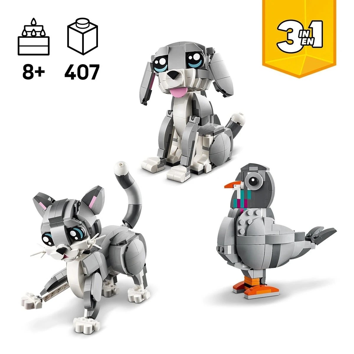4 LEGO Creator Playful Cat 31163, 4 of 10