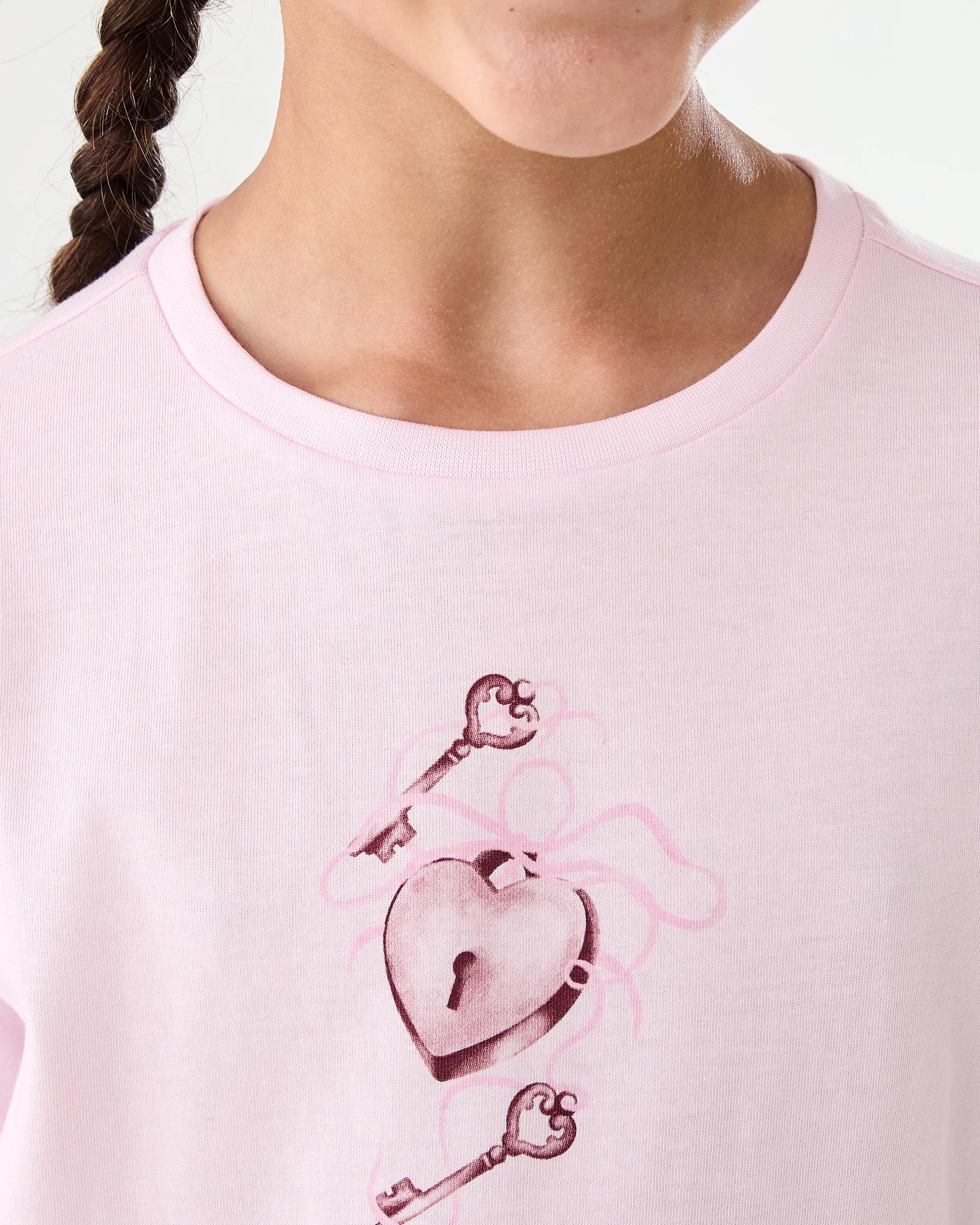 4 Short Sleeve Print T-shirt Pnk Lock, 4 of 7