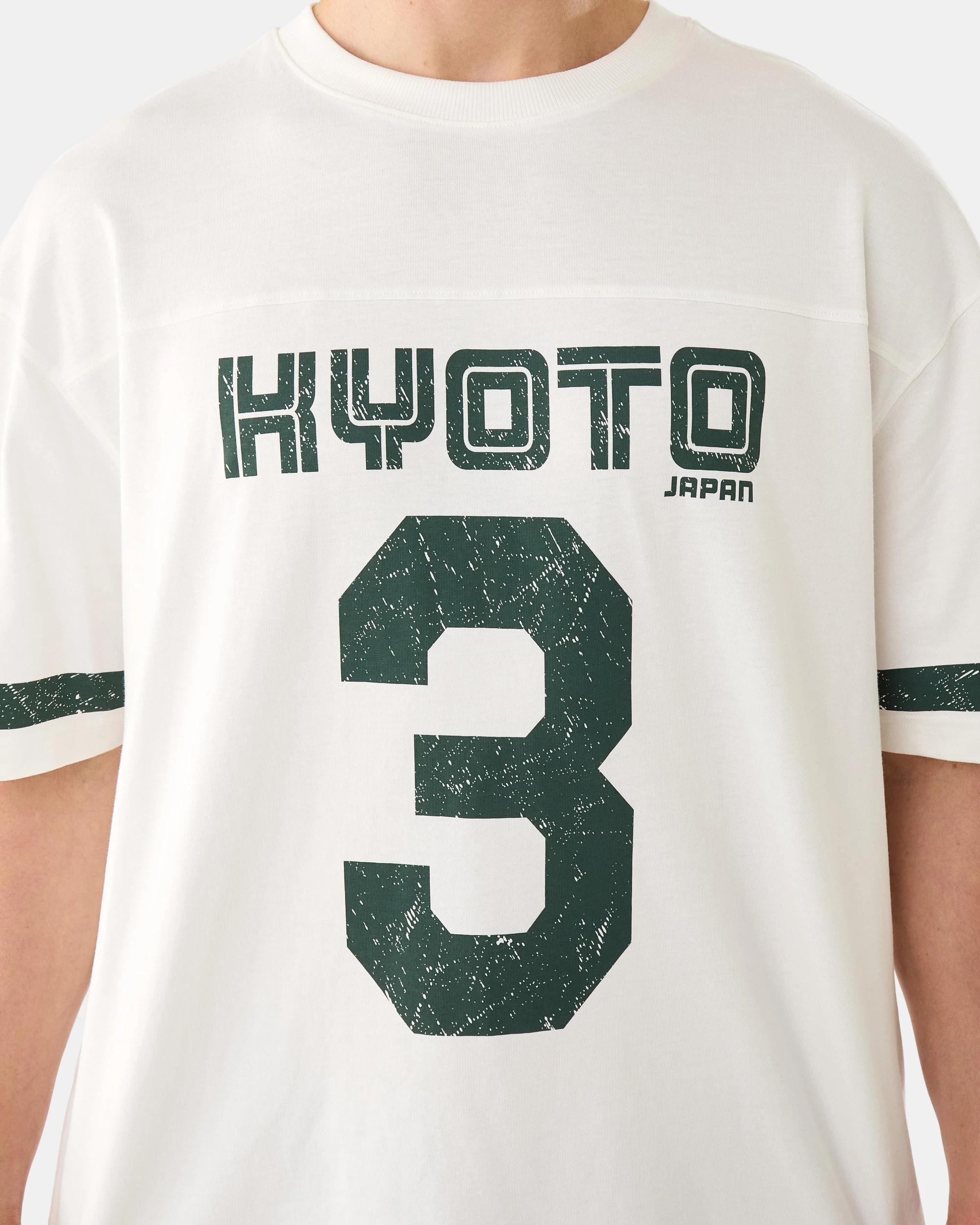 7 Boxy Panel Print T-shirt Wht Kyoto, 7 of 9