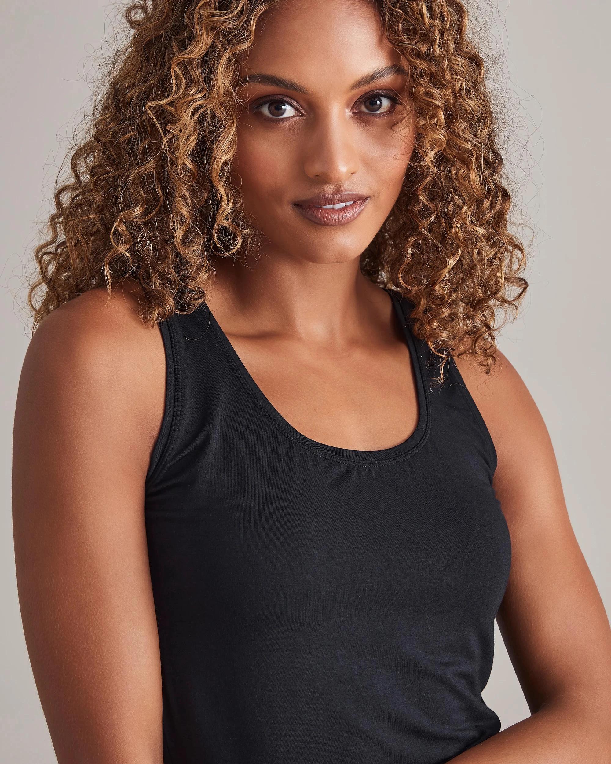 3 Target Modal Singlet Vest BLACK, 3 of 9