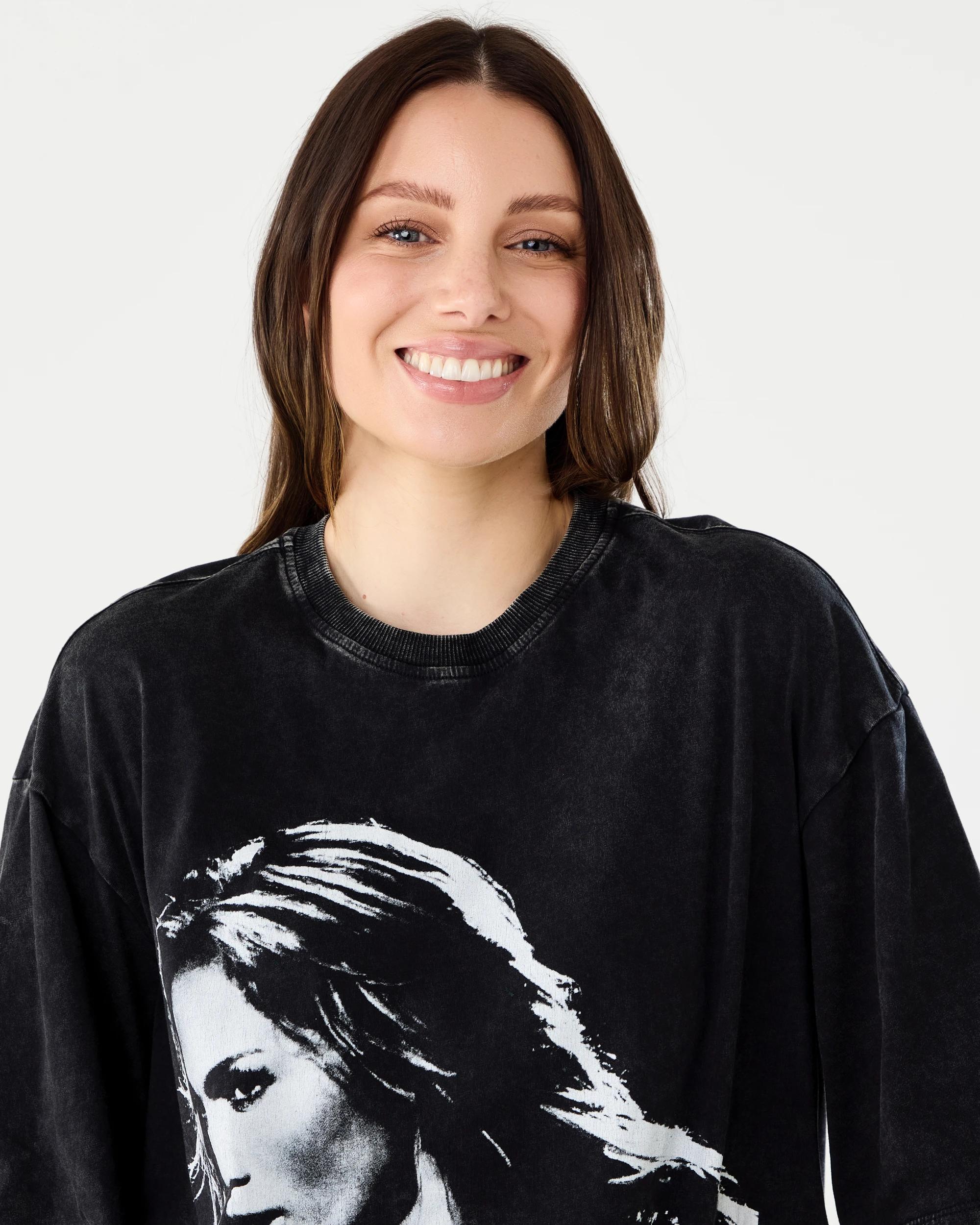 4 Jennifer Lopez License Short Sleeve Oversized T-shirt Jlo, 4 of 6