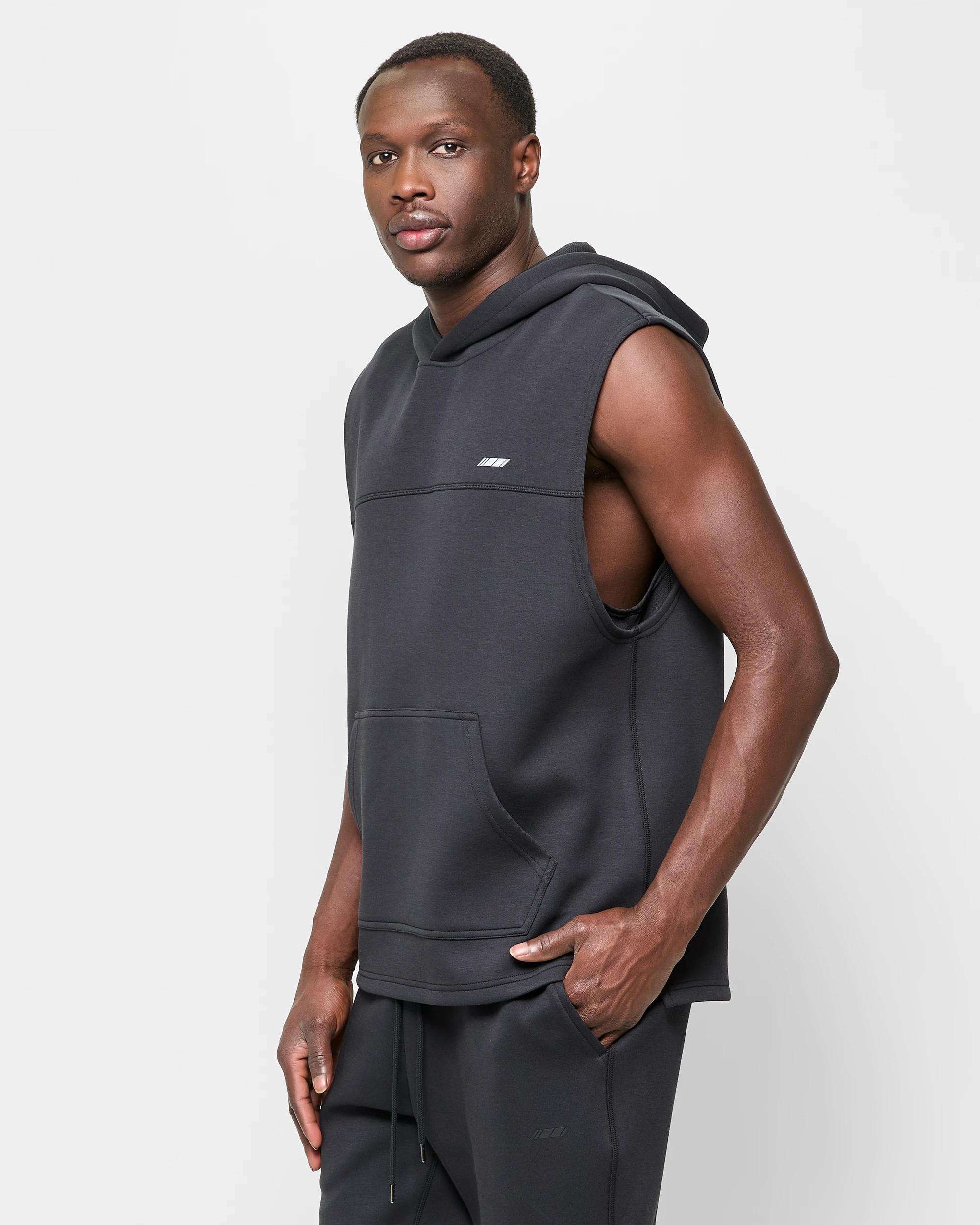 3 Target Active Tech Sleeveless Hoodie BLACK, 3 of 5