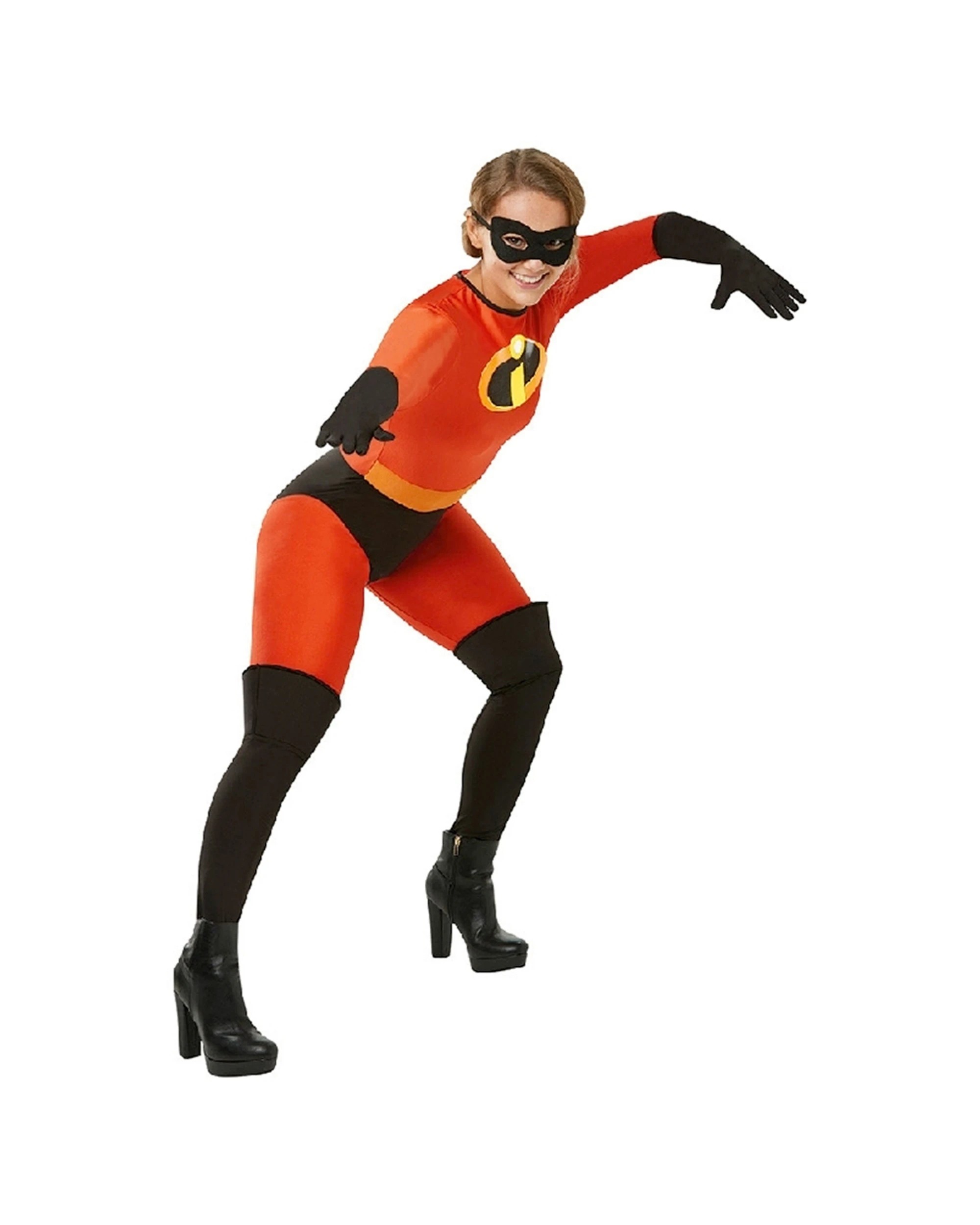 1 Rubies Mrs Incredible 2 Womens Dress Up Costume Size S - Black, 1 of 3