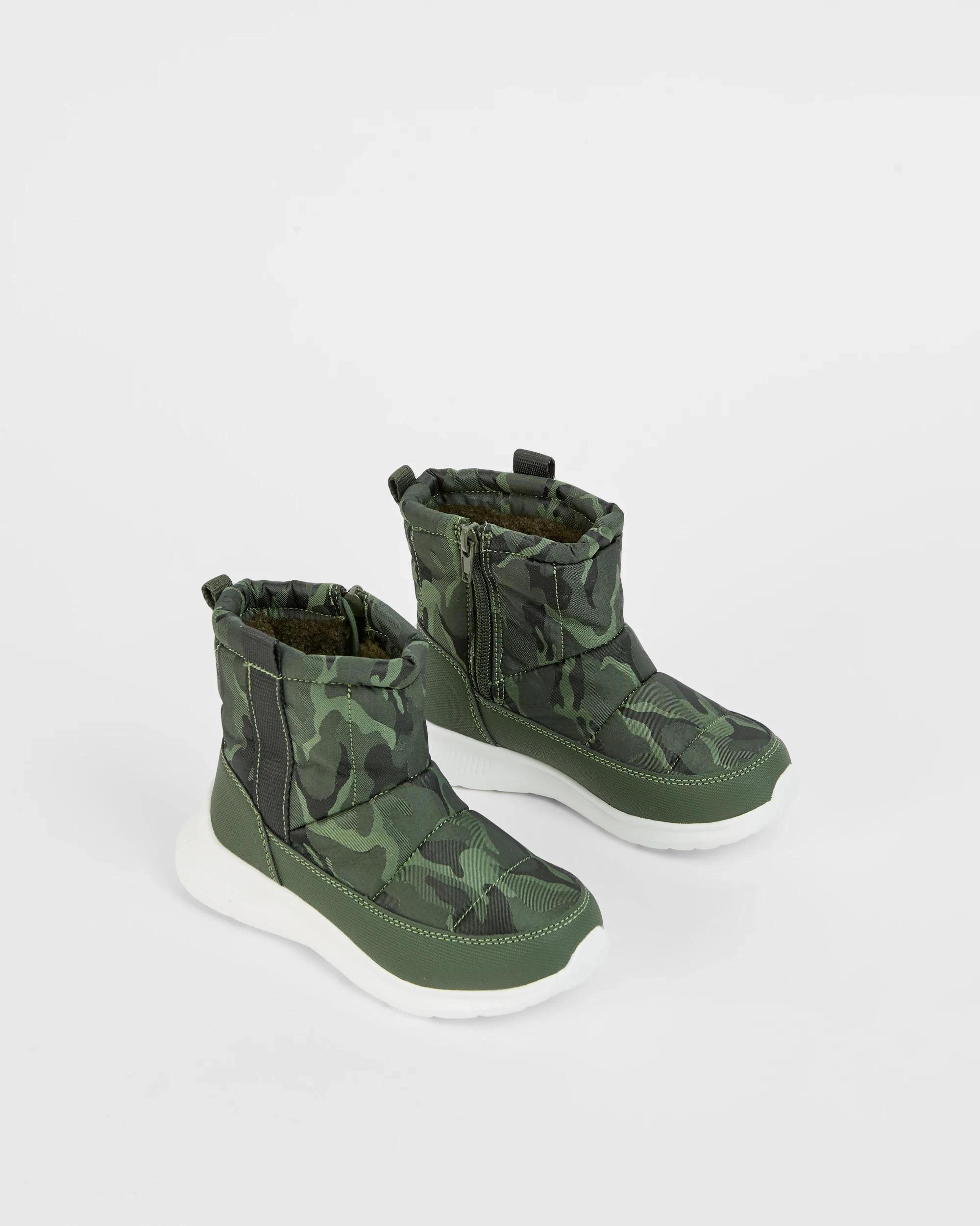 2 Target Kids Quilted/Padded Boots CAMO, 2 of 3