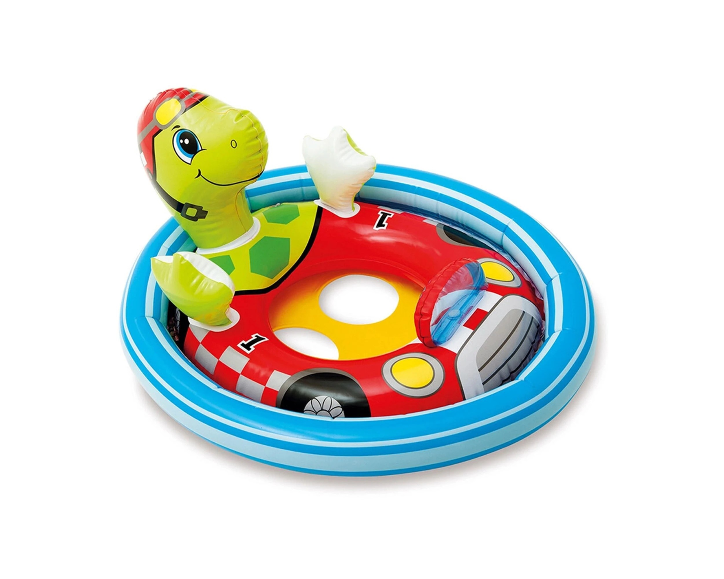 3 INTEX Inflatable See-Me-Sit Pool Riders - 2 Air Chambers - 23Kg - Assorted, 3 of 6