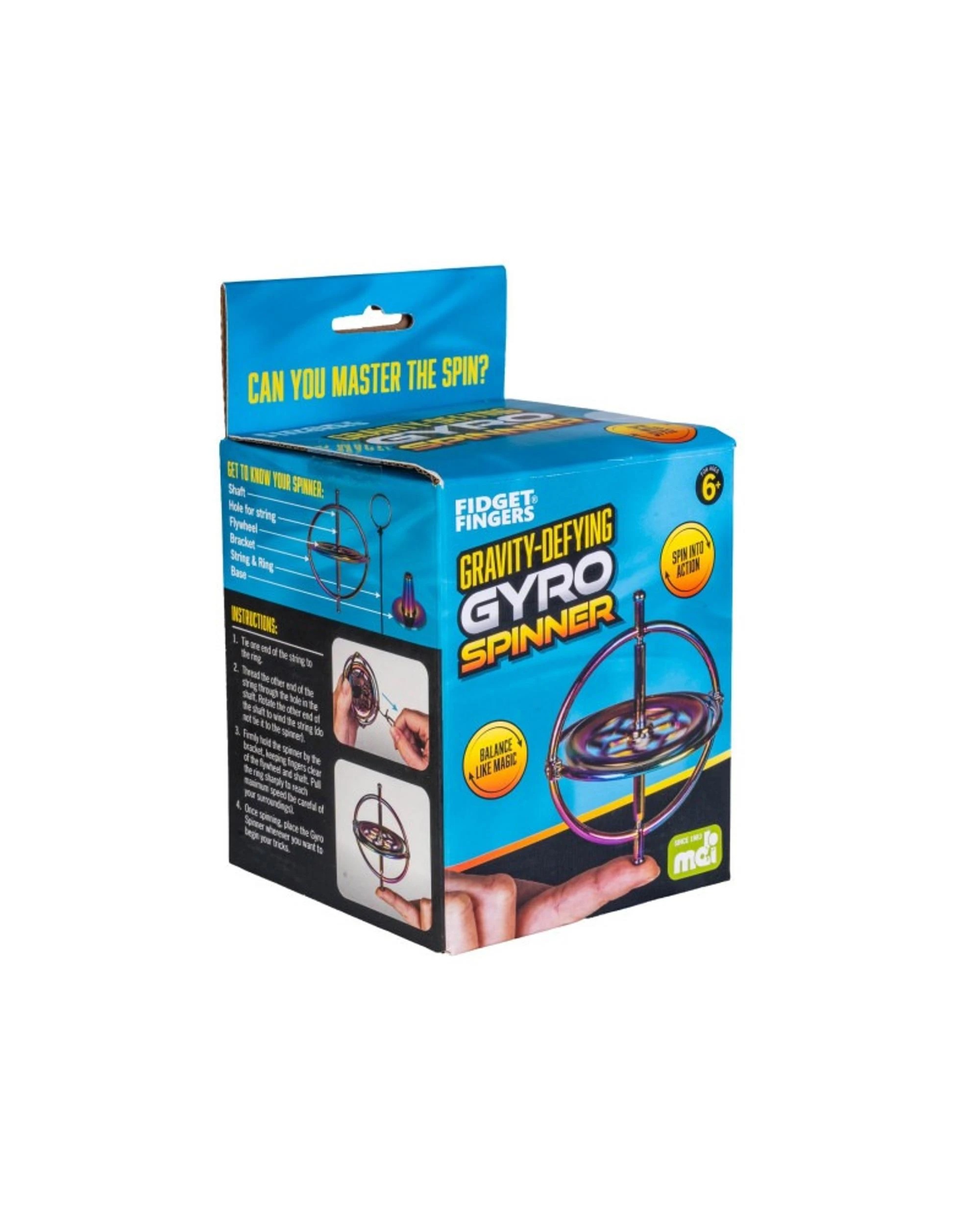 5 MDI Fidget Fingers Gravity-Defying Gyro Spinner, 5 of 5