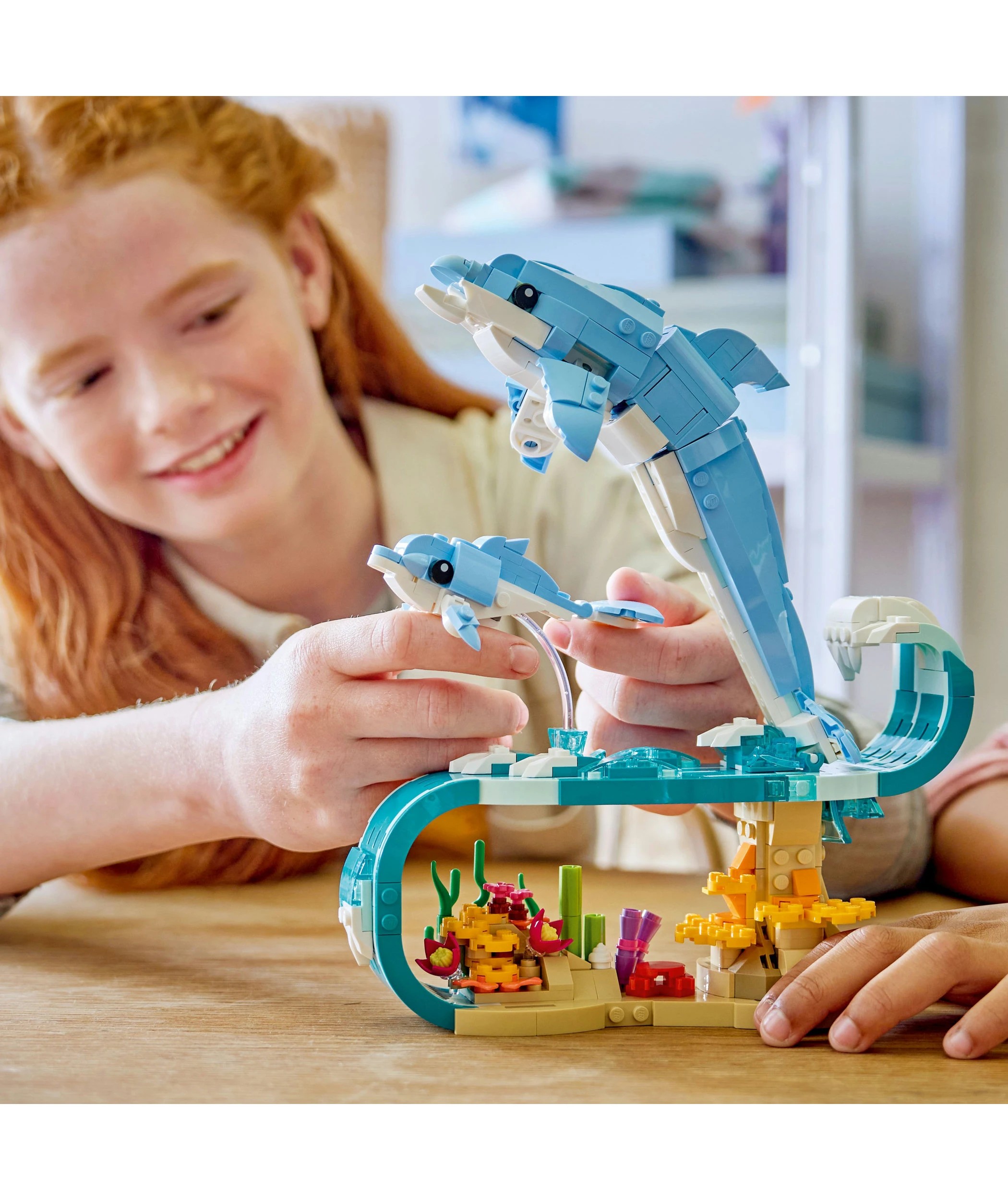 8 LEGO Creator 3 in 1 Sea Animals: Beautiful Dolphins 31385, 8 of 10