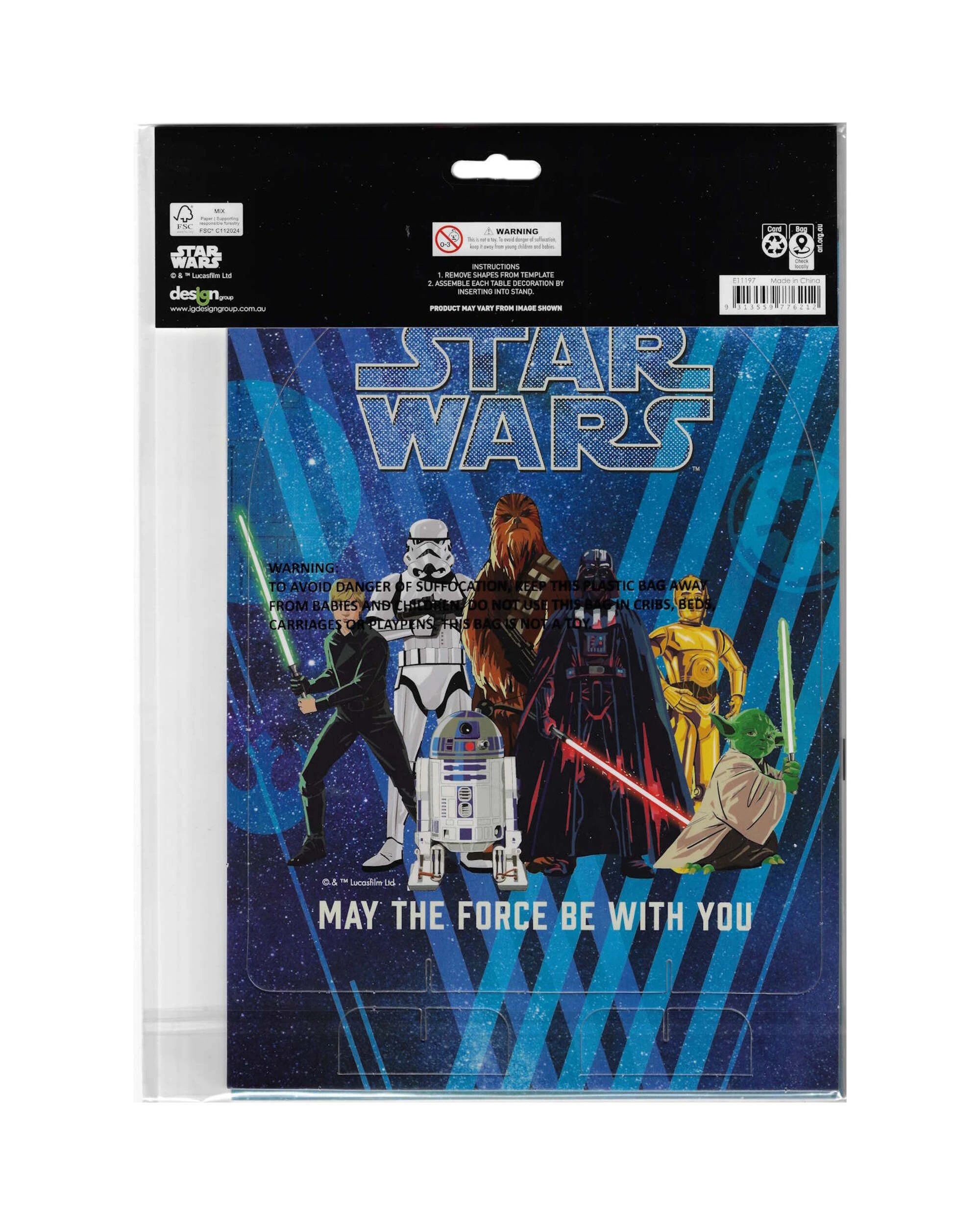3 Design Group Star Wars May The Force Be With You Table Decorating Kit - Multi, 3 of 3
