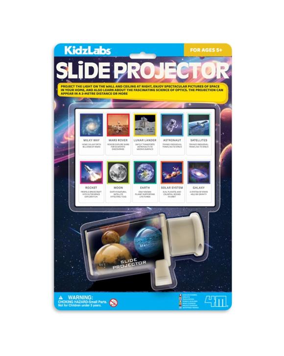 4M Kidzlabs Slide Projector Space Educational Toy Kids Engaging Space Imagery Projection