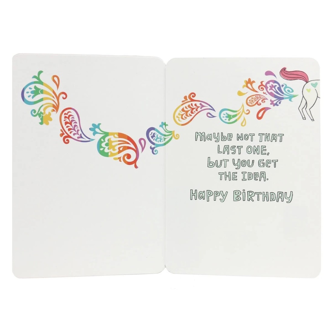 2 Connections from Hallmark Birthday Card - Poops Rainbows, 2 of 3
