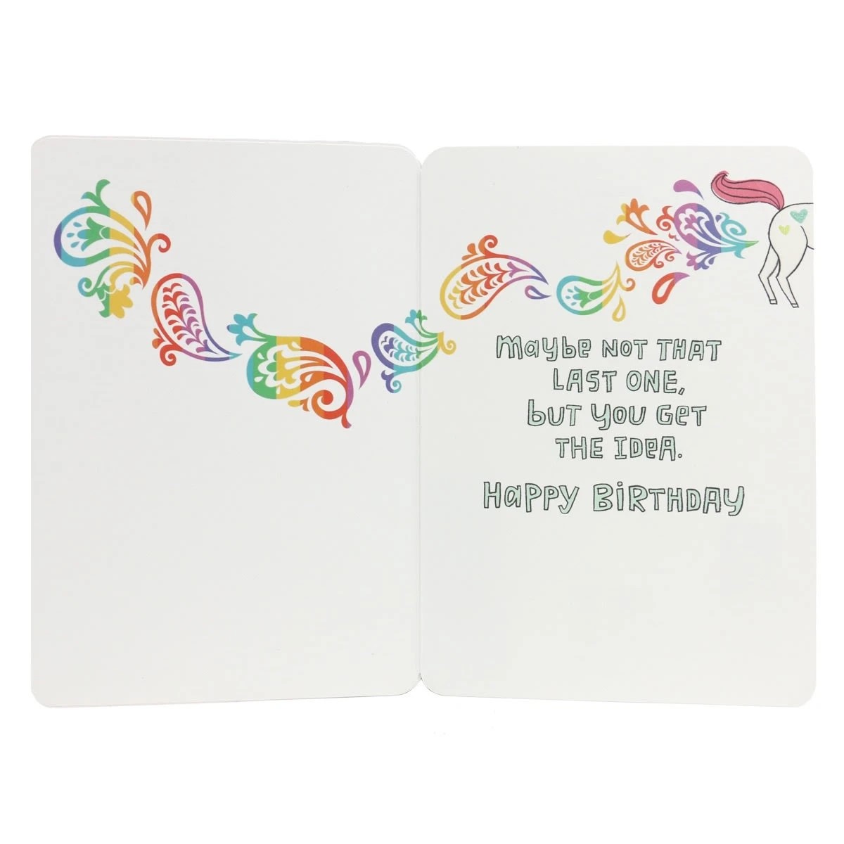 2 Connections from Hallmark Birthday Card - Poops Rainbows, 2 of 3