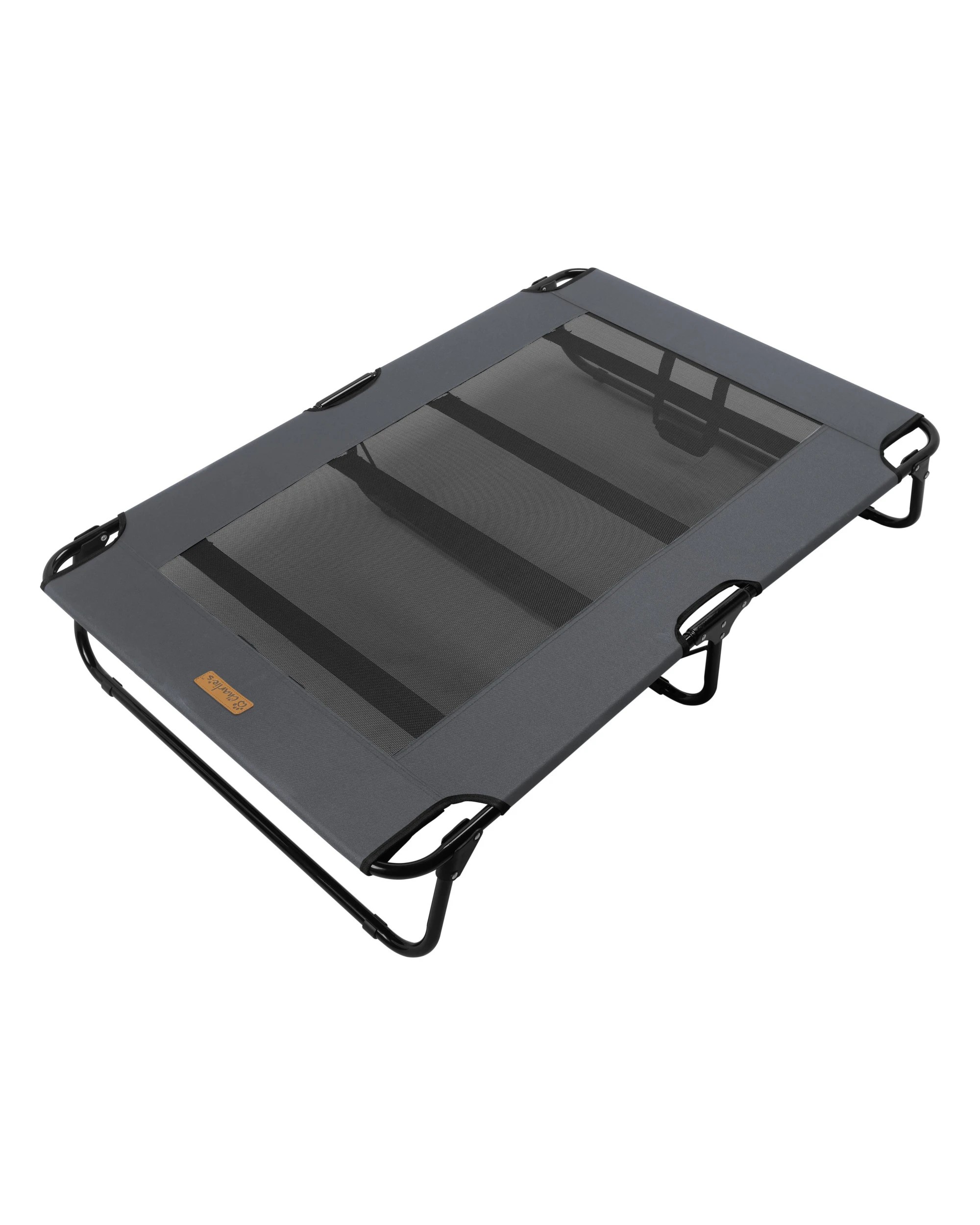 2 Charlie's Adventure Foldable Travel Trampoline Dog Bed 120x80x22cm - Grey, 2 of 10