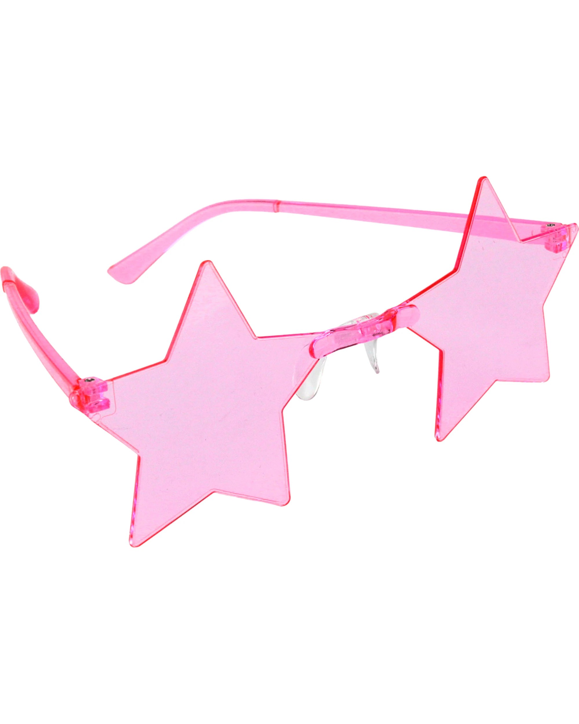 2 JD Party Perspex Star Glasses - One Size - Pink, 2 of 3