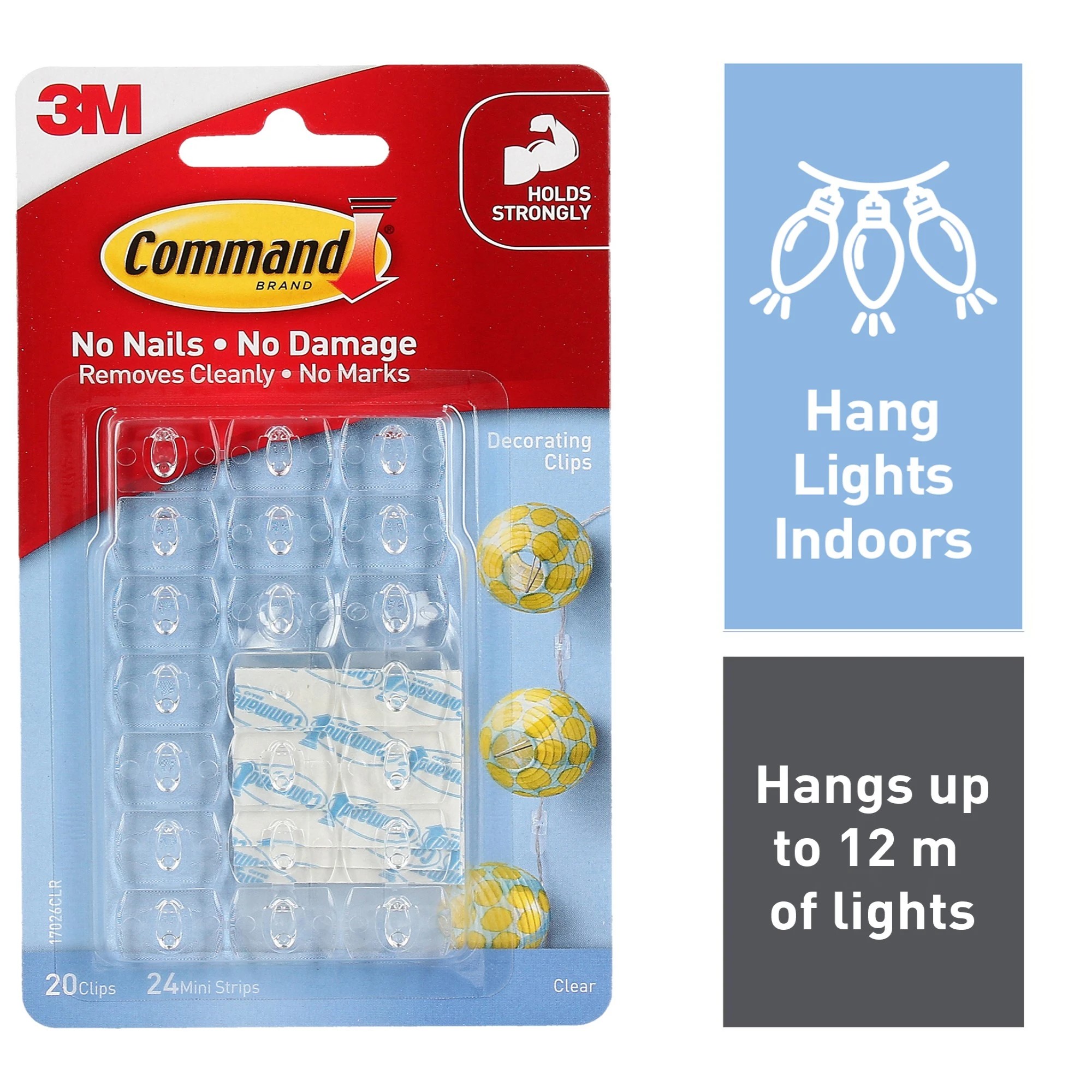 1 3M Command Decorating Clips - Clear, 1 of 6