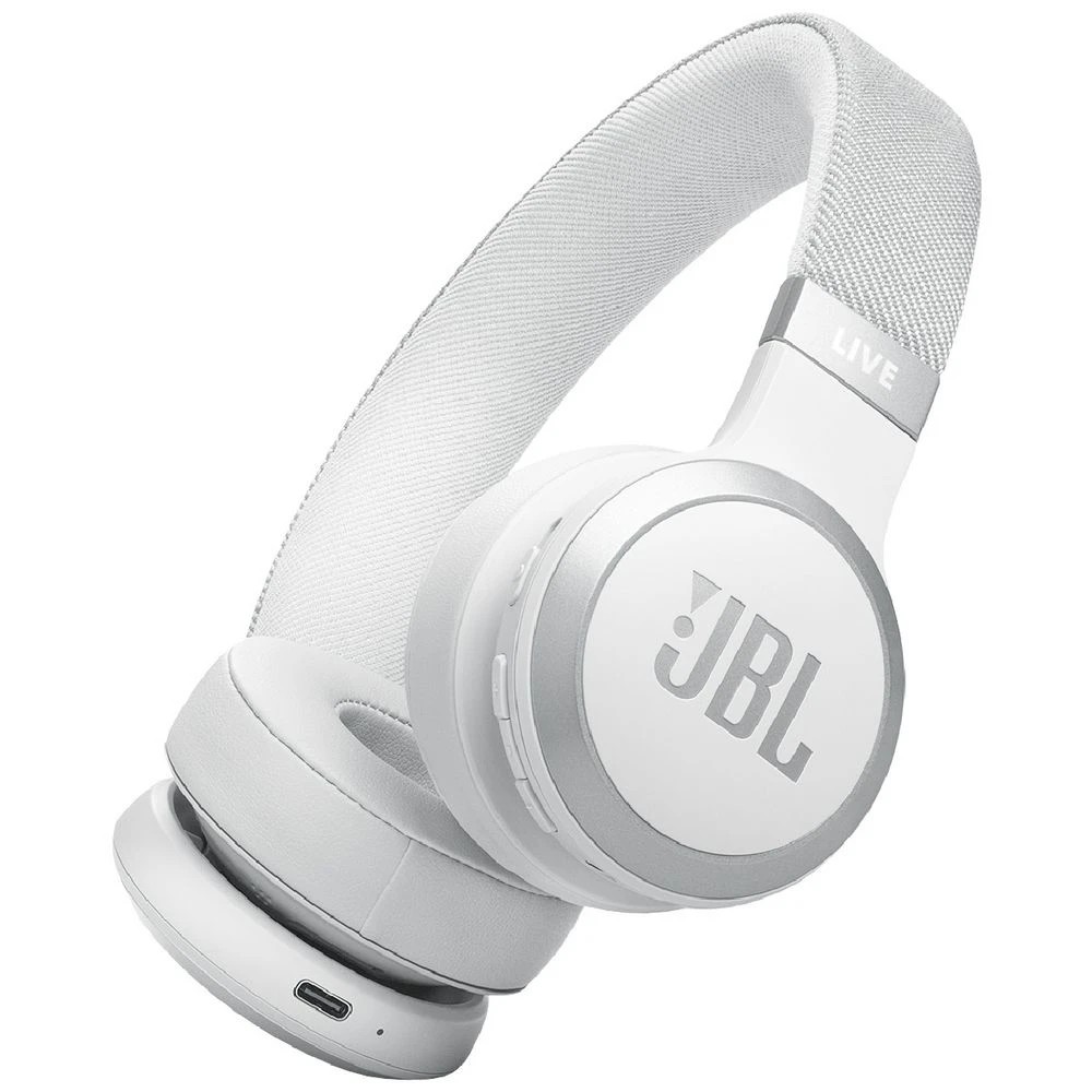 1 JBL Live 670 Wireless On-Ear Headphones White, 1 of 10