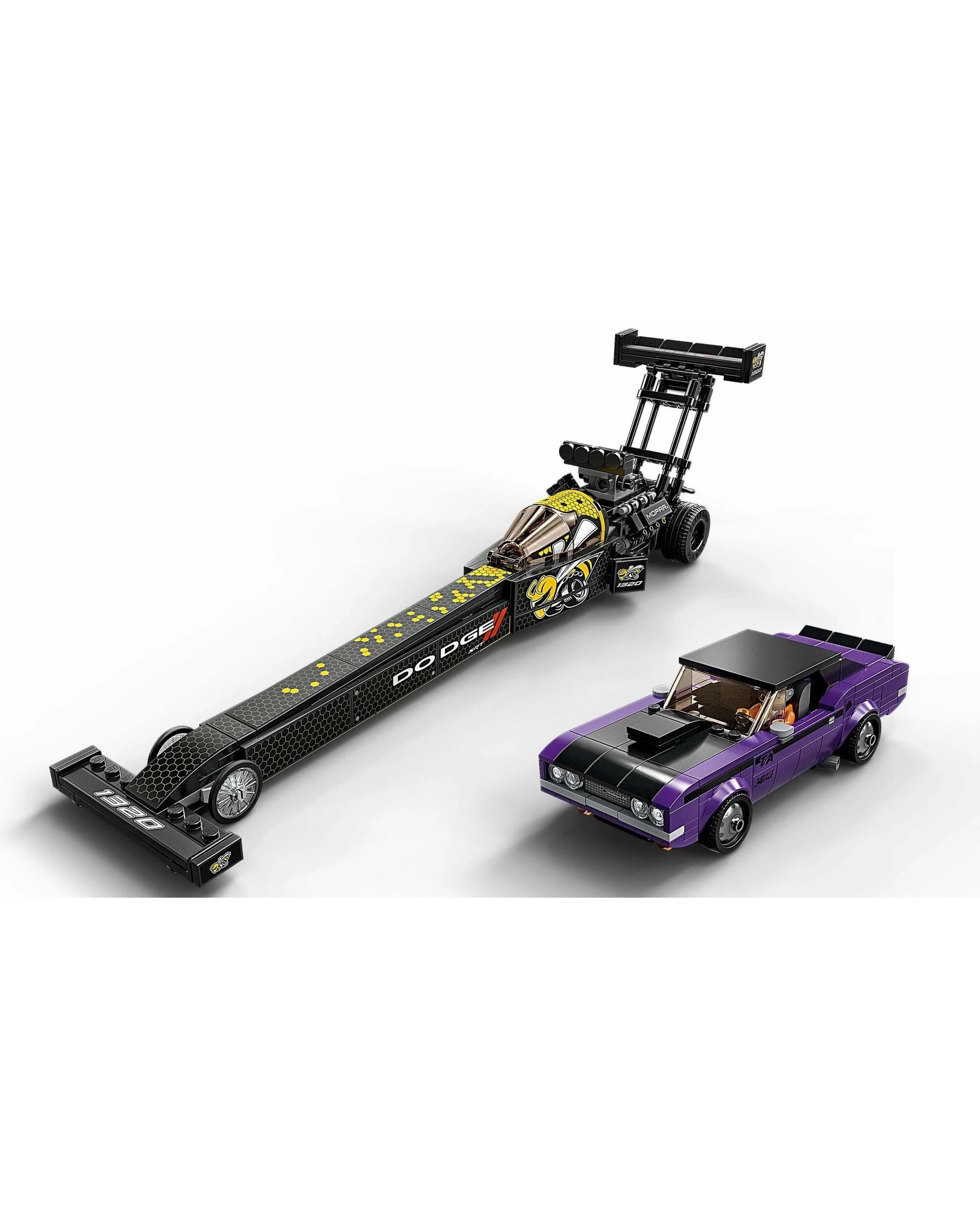 3 LEGO Speed Champion 76904 Mopar SRT Top Fuel Dragster 1970 Dodge Challenger, 3 of 5