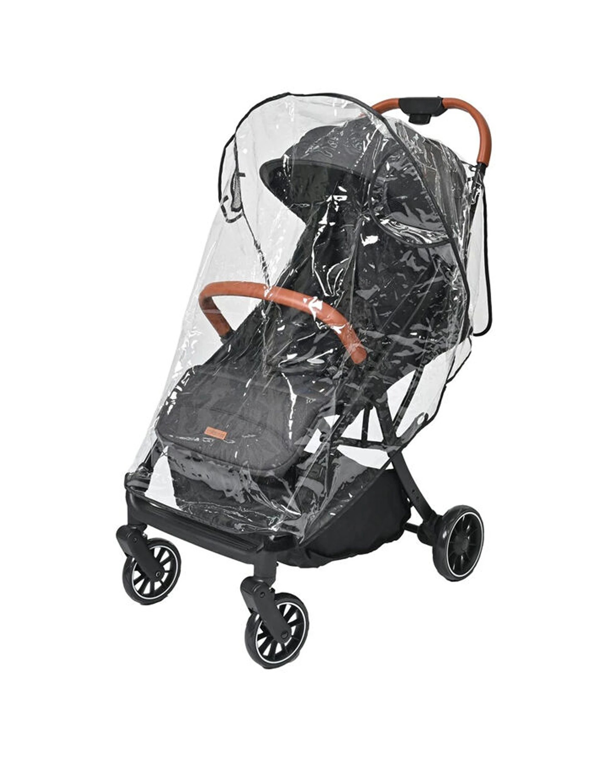 2 Childcare Universal Rain Cover Mesh Ventilation Fits Most Single Strollers - Plain, 2 of 2