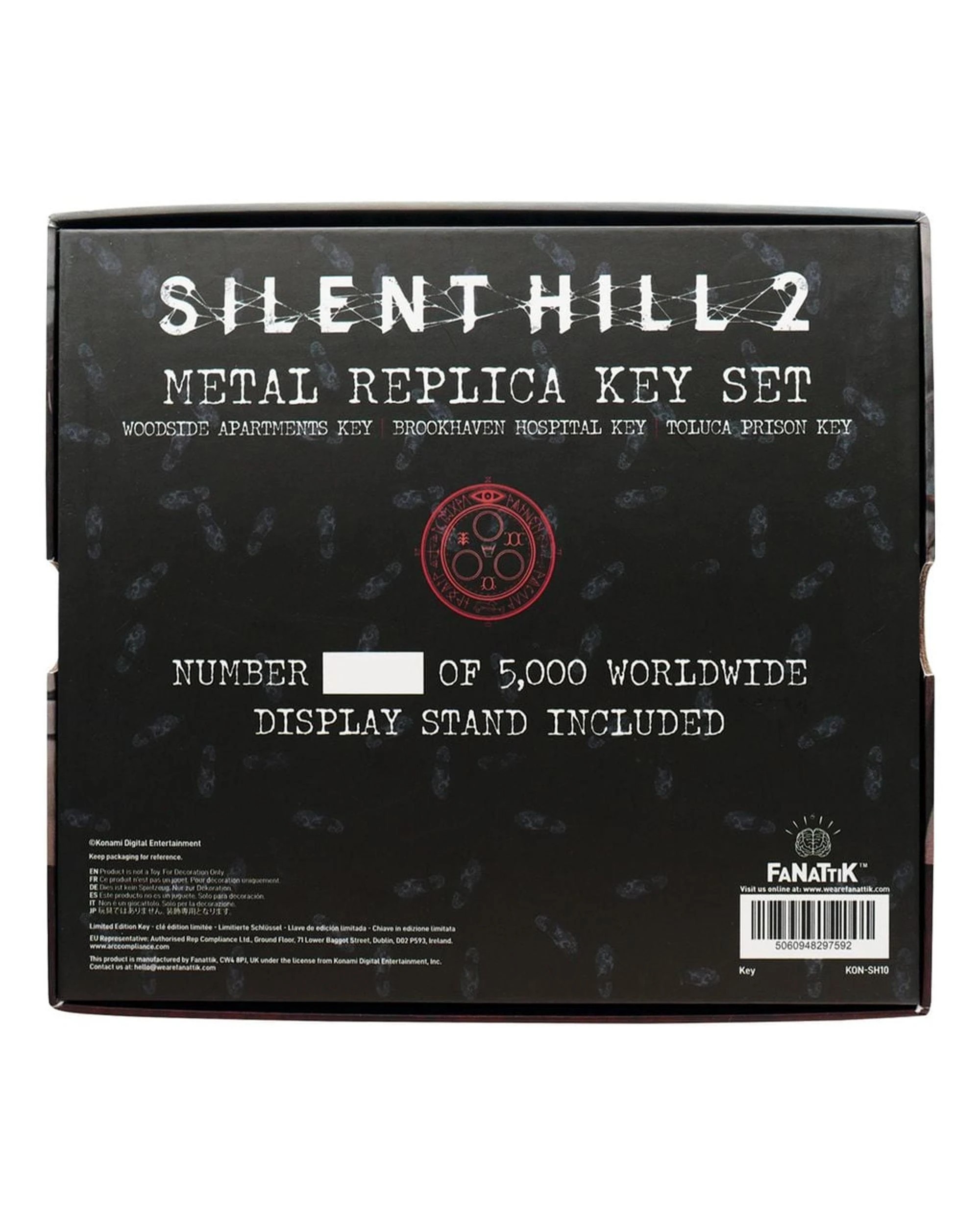 9 Fanattik Silent Hill 2 Set of Metal Keys Replicas, 9 of 10